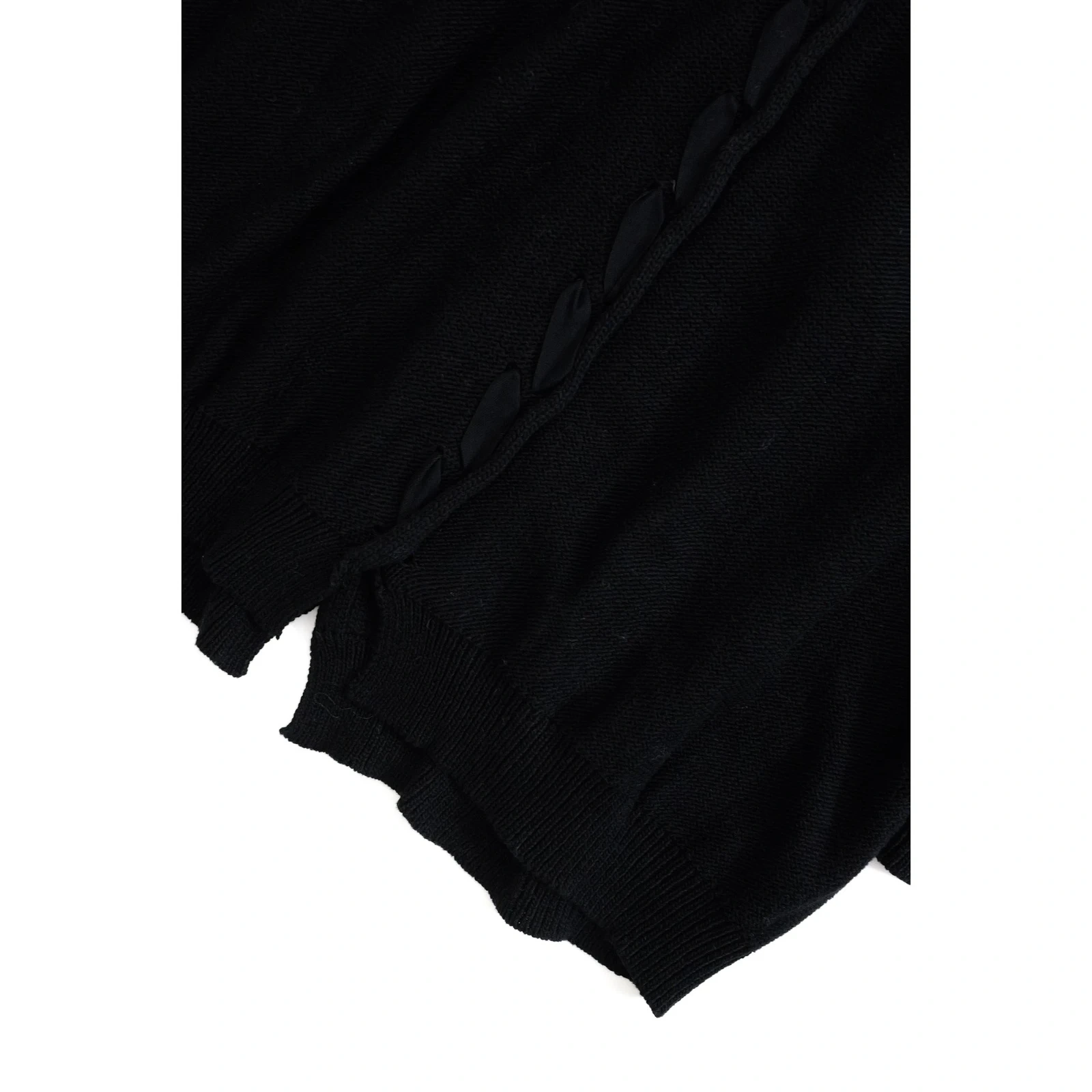 YOHJI YAMAMOTO Gilet long Noir vintage, passéist — photo 14