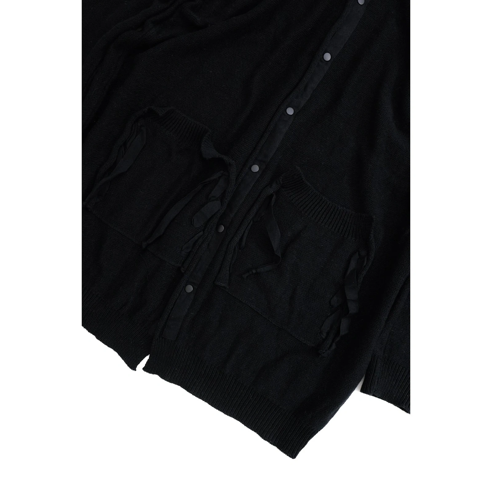 YOHJI YAMAMOTO Gilet long Noir vintage, passéist — photo 3