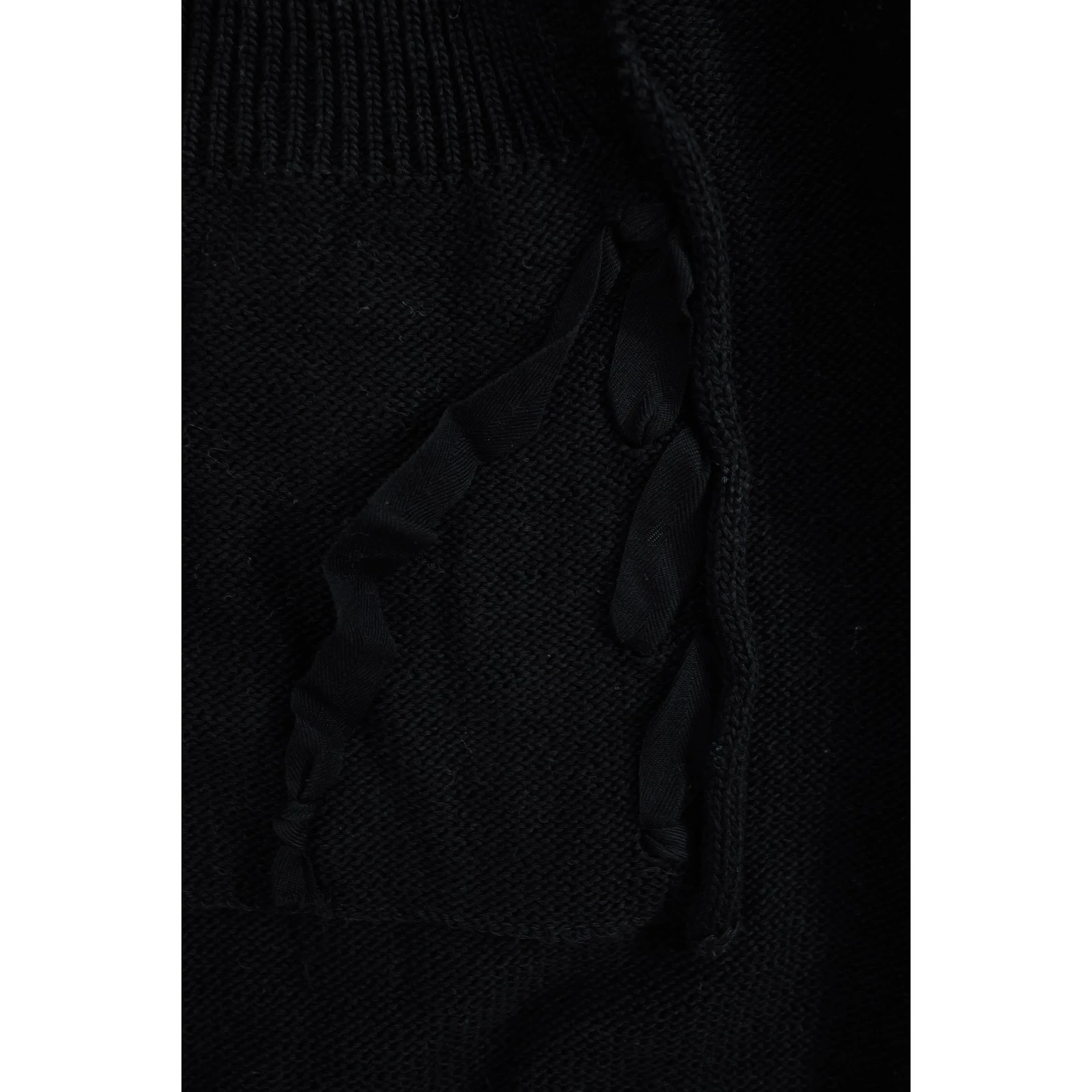 YOHJI YAMAMOTO Gilet long Noir vintage, passéist — photo 4