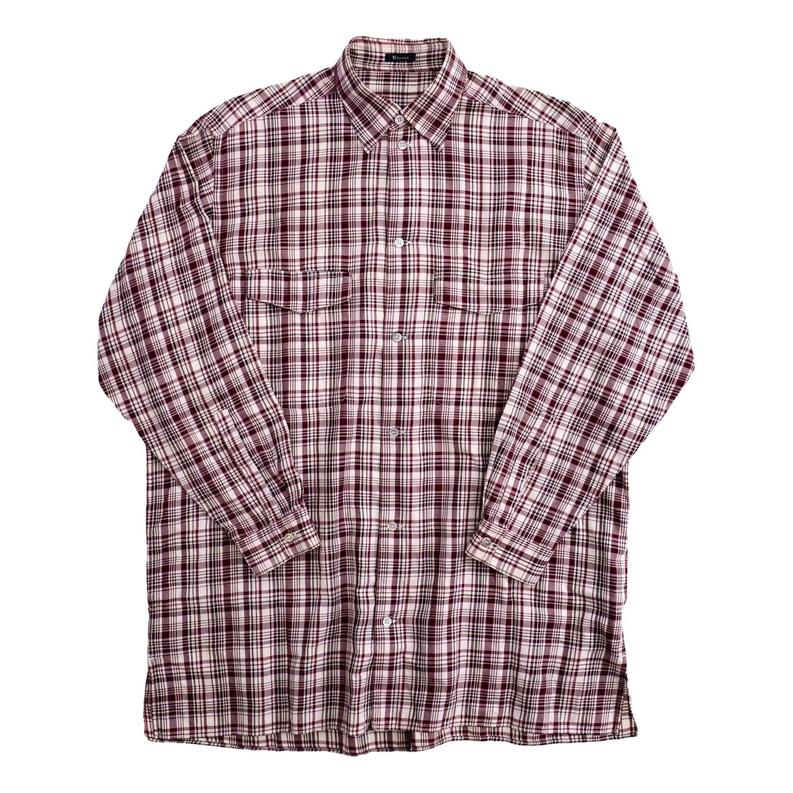 YOHJI YAMAMOTO Chemise Bordeaux vintage, passéist — photo 1