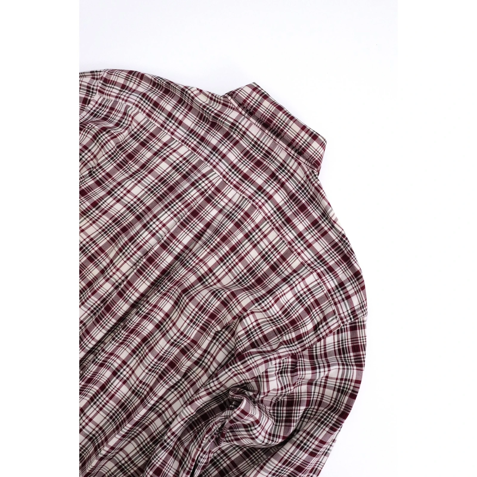 YOHJI YAMAMOTO Chemise Bordeaux vintage, passéist — photo 15