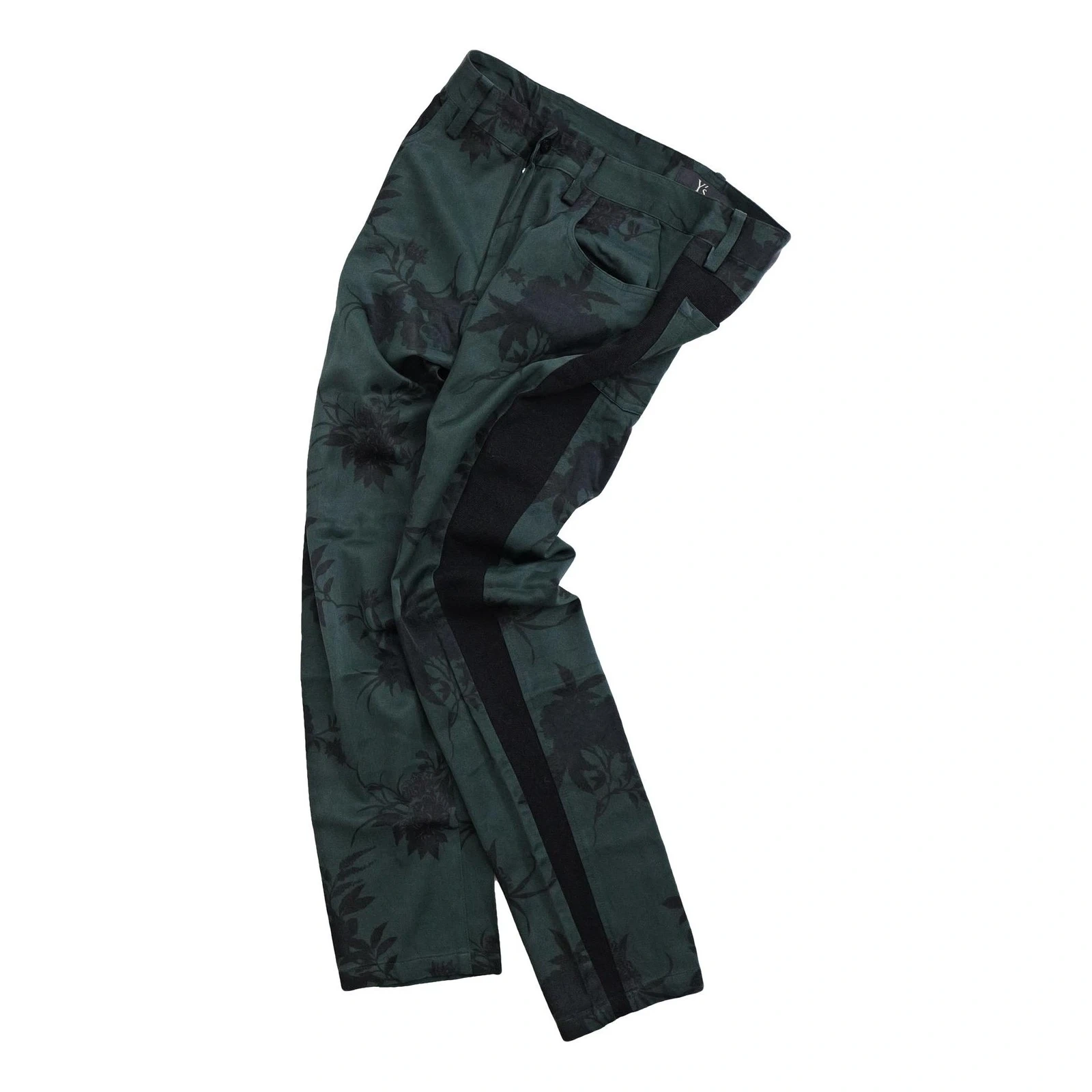 YOHJI YAMAMOTO Pantalon Vert vintage, passéist — photo 1