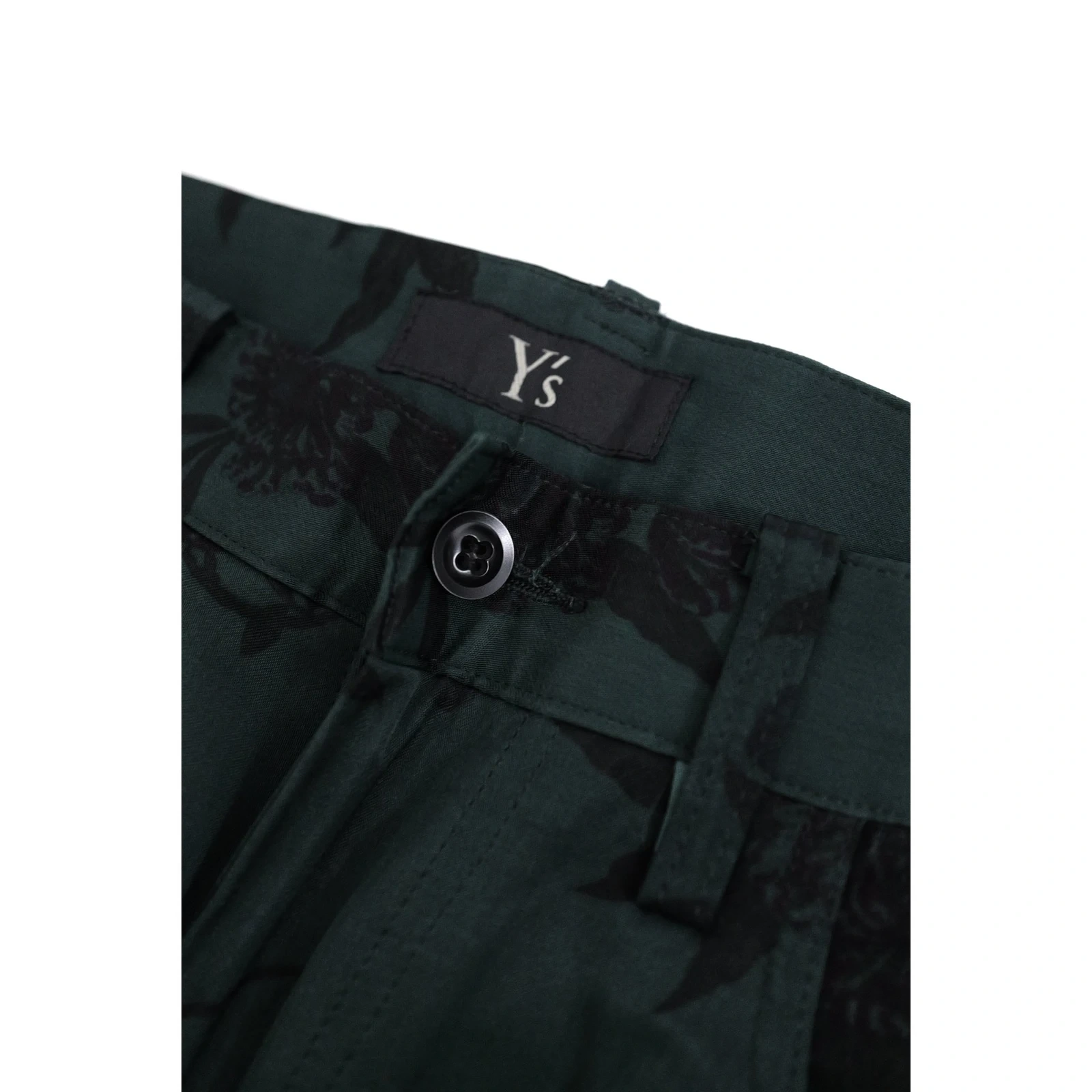 YOHJI YAMAMOTO Pantalon Vert vintage, passéist — photo 5