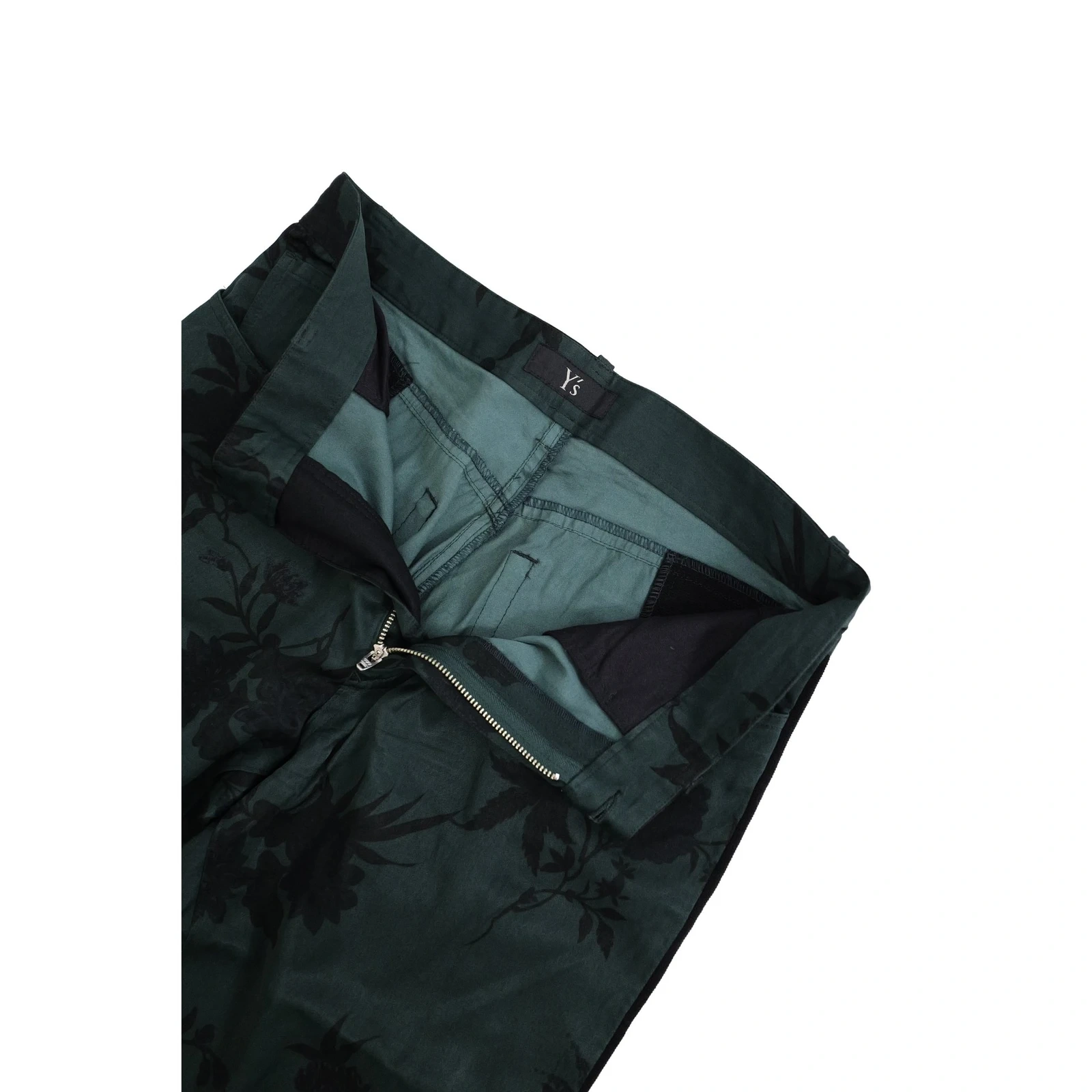 YOHJI YAMAMOTO Pantalon Vert vintage, passéist — photo 8