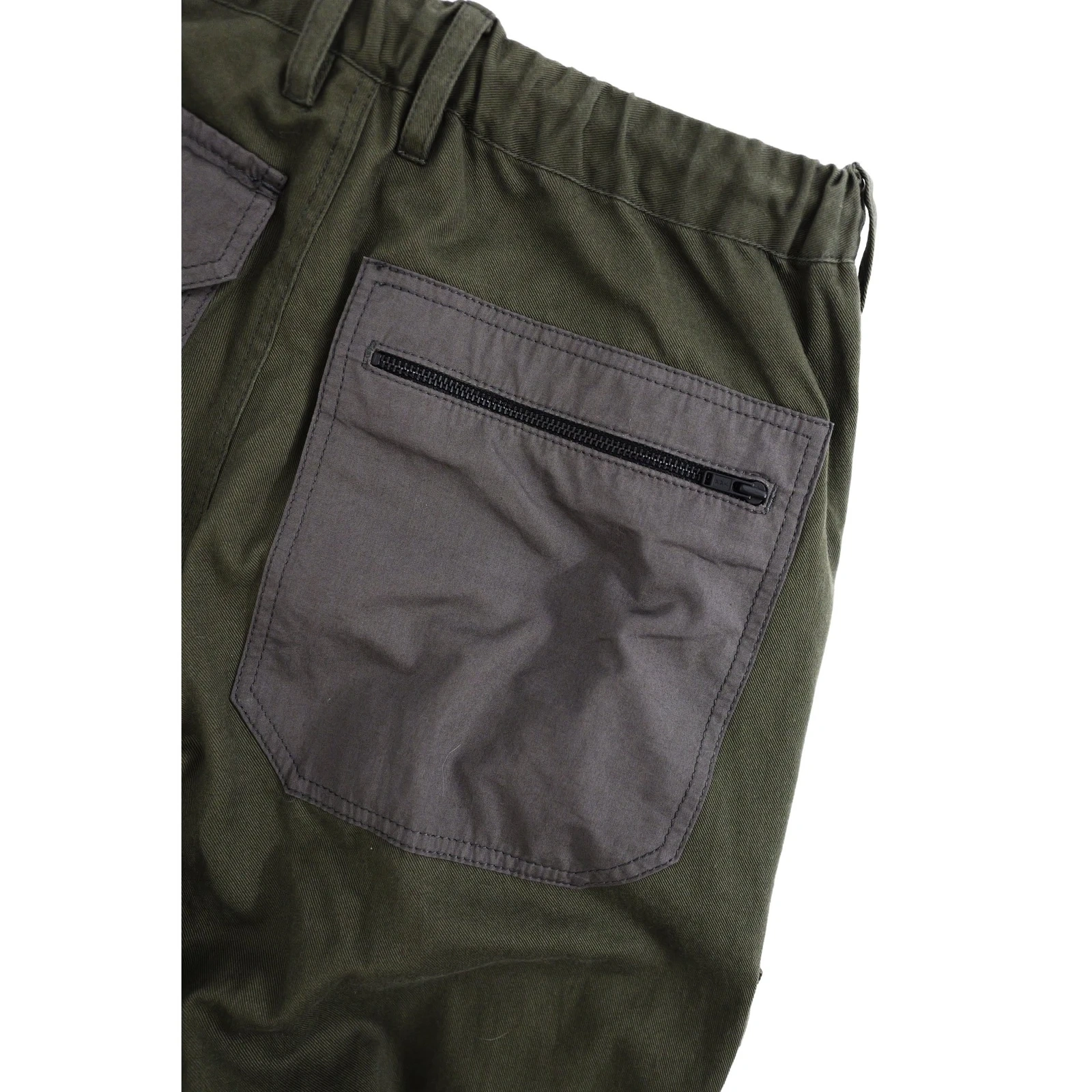 YOHJI YAMAMOTO Pantalon large Kaki vintage, passéist — photo 13