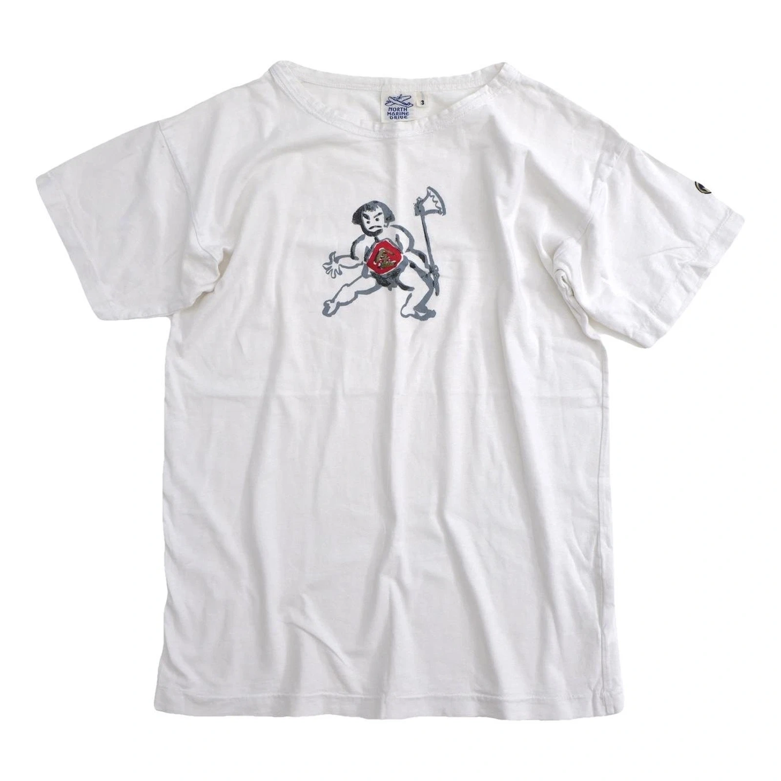 45RPM Tee shirt Blanc vintage, passéist — photo 1