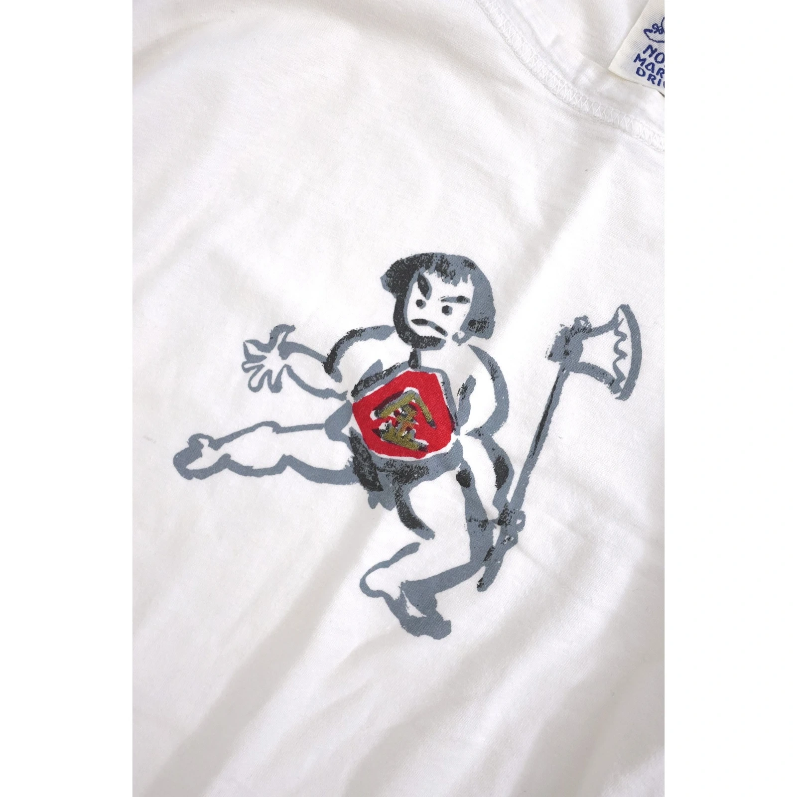 45RPM Tee shirt Blanc vintage, passéist — photo 3