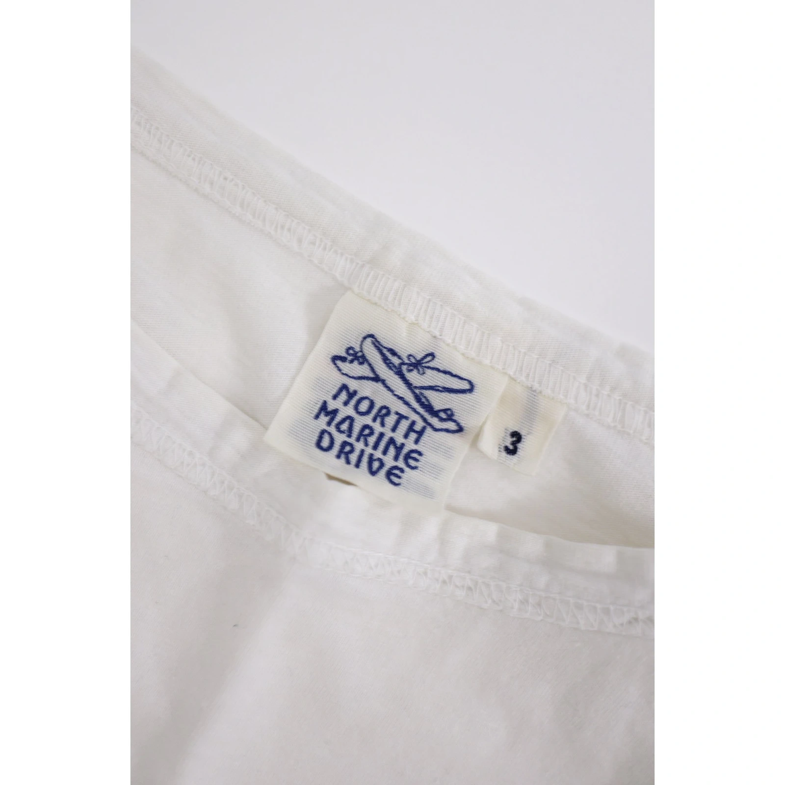 45RPM Tee shirt Blanc vintage, passéist — photo 4
