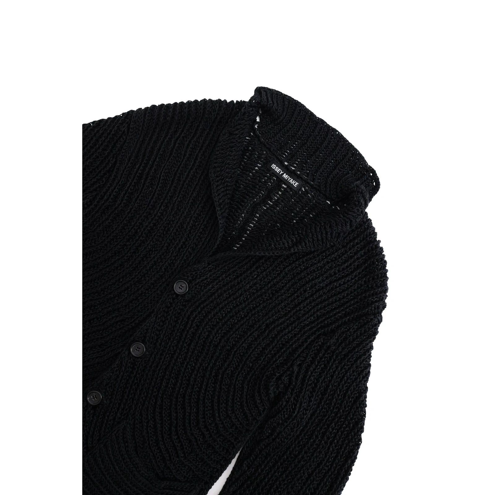 ISSEY MIYAKE Pull Noir vintage, passéist — photo 2