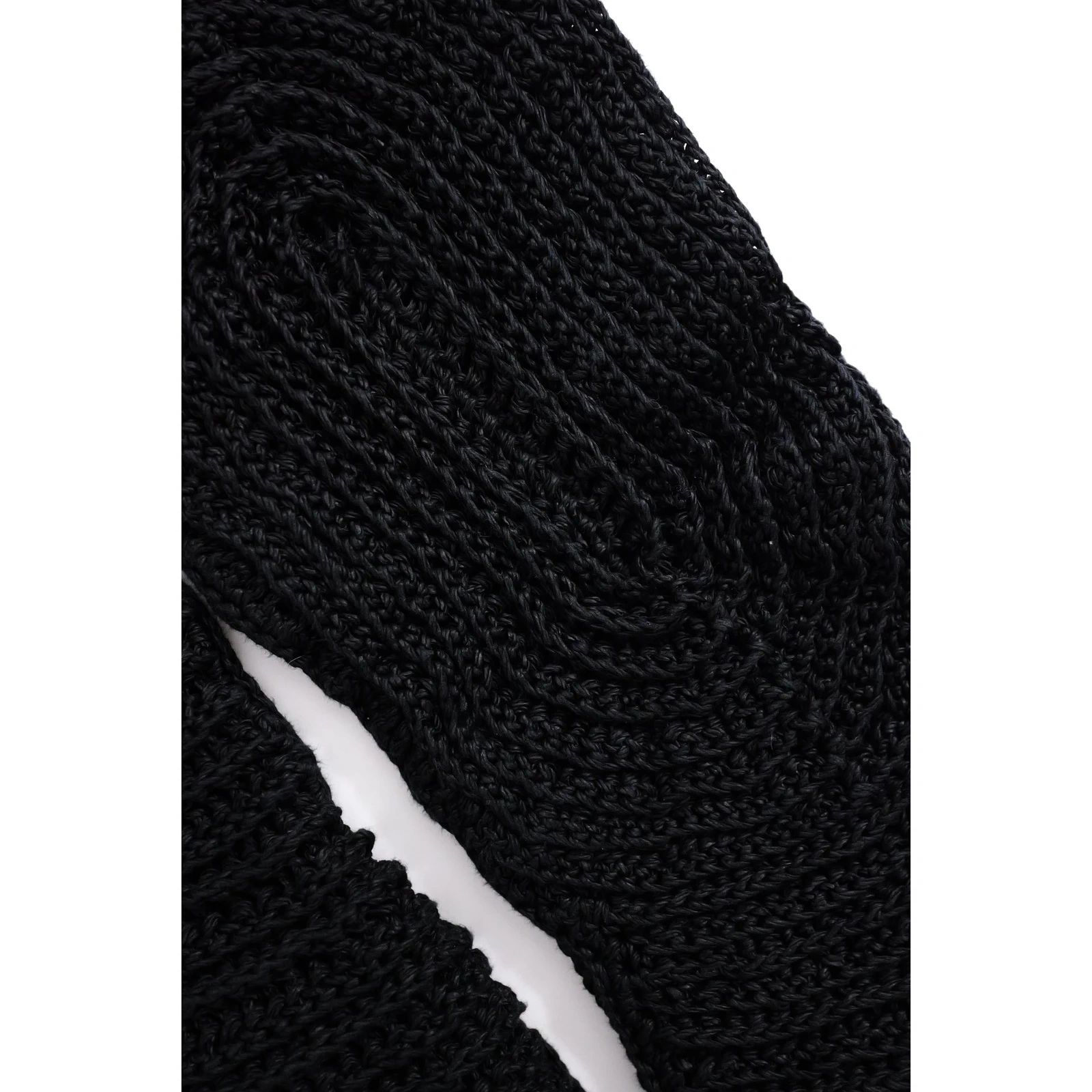 ISSEY MIYAKE Pull Noir vintage, passéist — photo 13