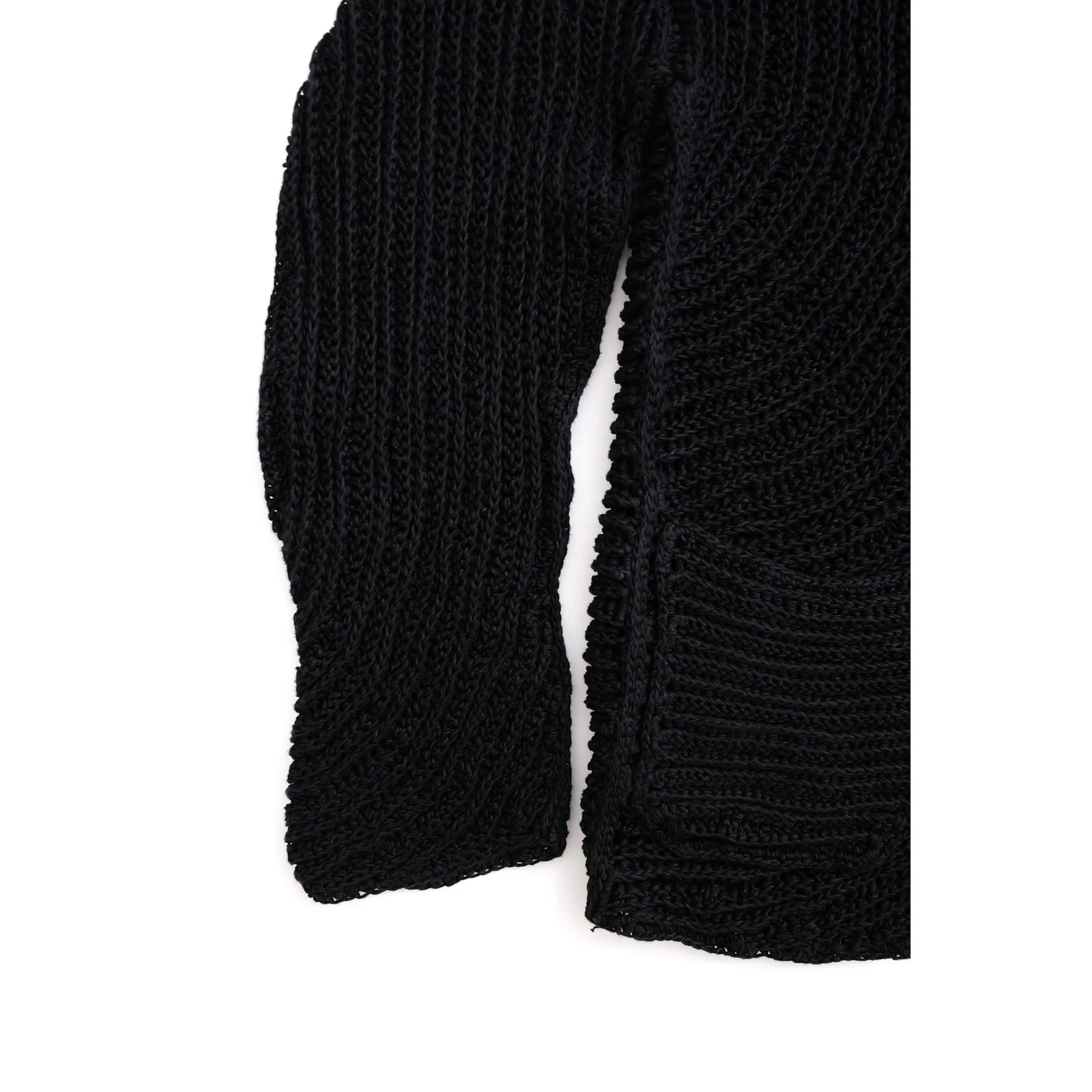 ISSEY MIYAKE Pull Noir vintage, passéist — photo 4