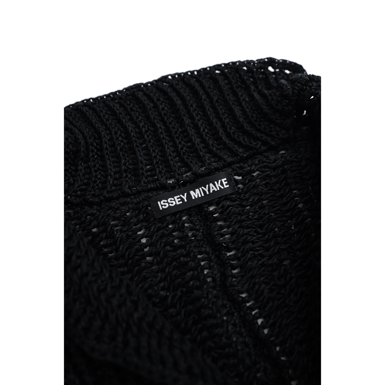 ISSEY MIYAKE Pull Noir vintage, passéist — photo 6