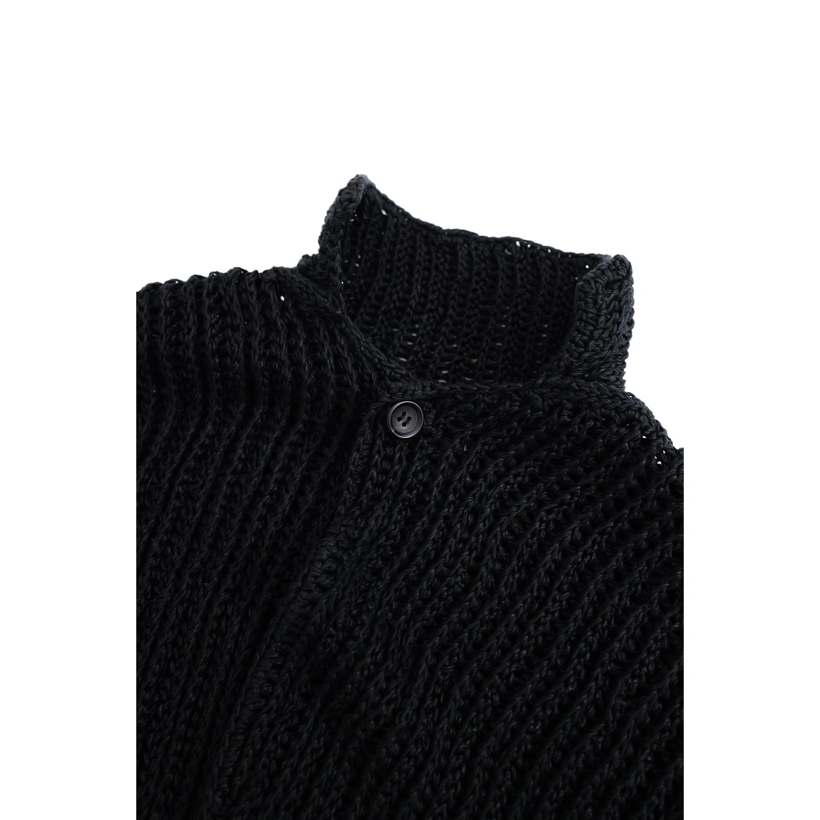 ISSEY MIYAKE Pull Noir vintage, passéist — photo 9