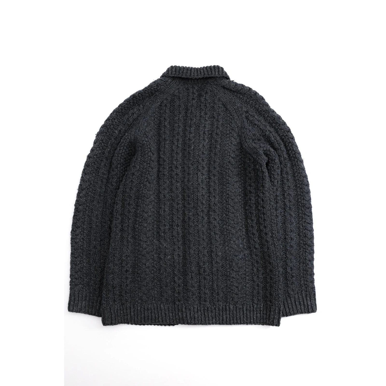 YOHJI YAMAMOTO Pull en laine Gris vintage, passéist — photo 14
