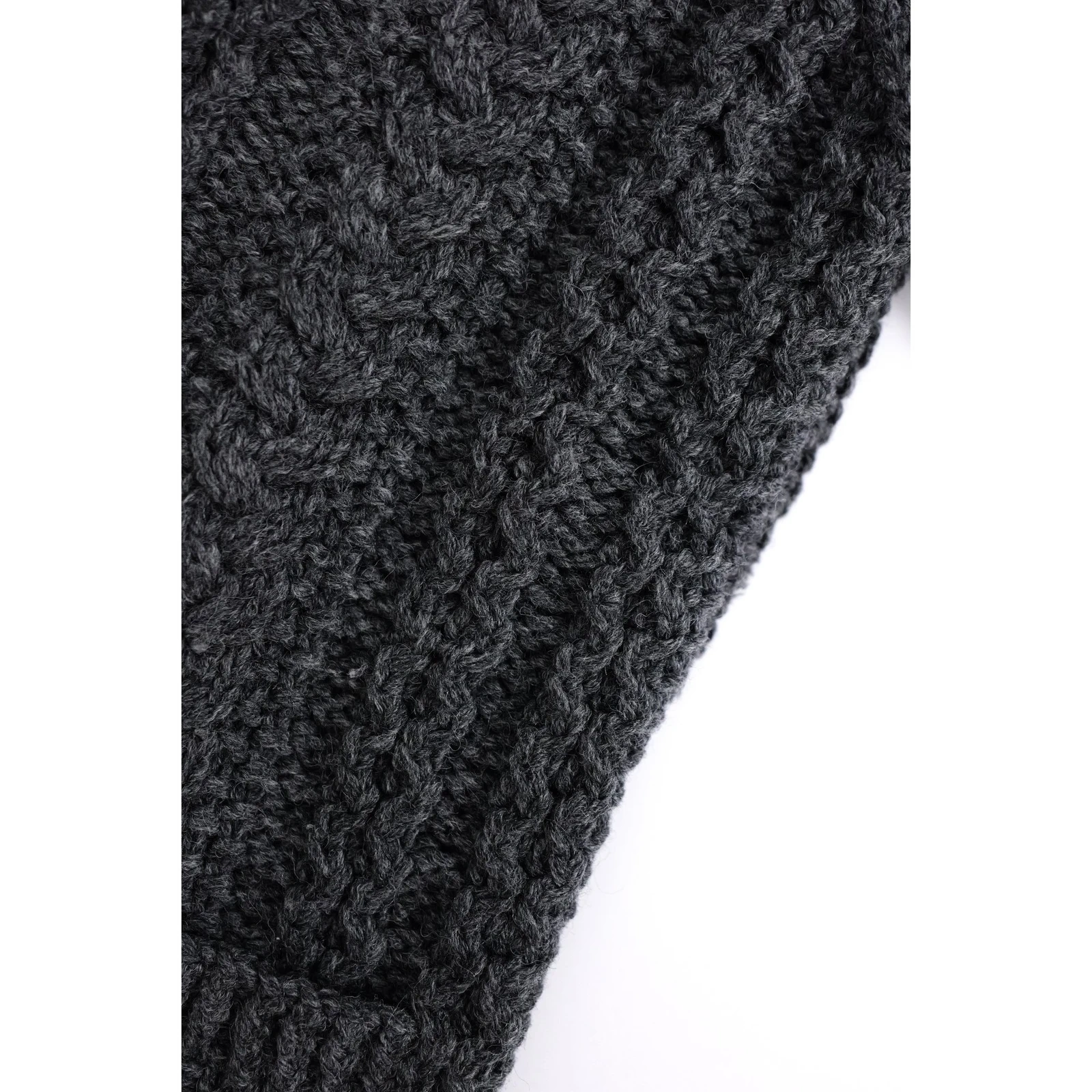 YOHJI YAMAMOTO Pull en laine Gris vintage, passéist — photo 10