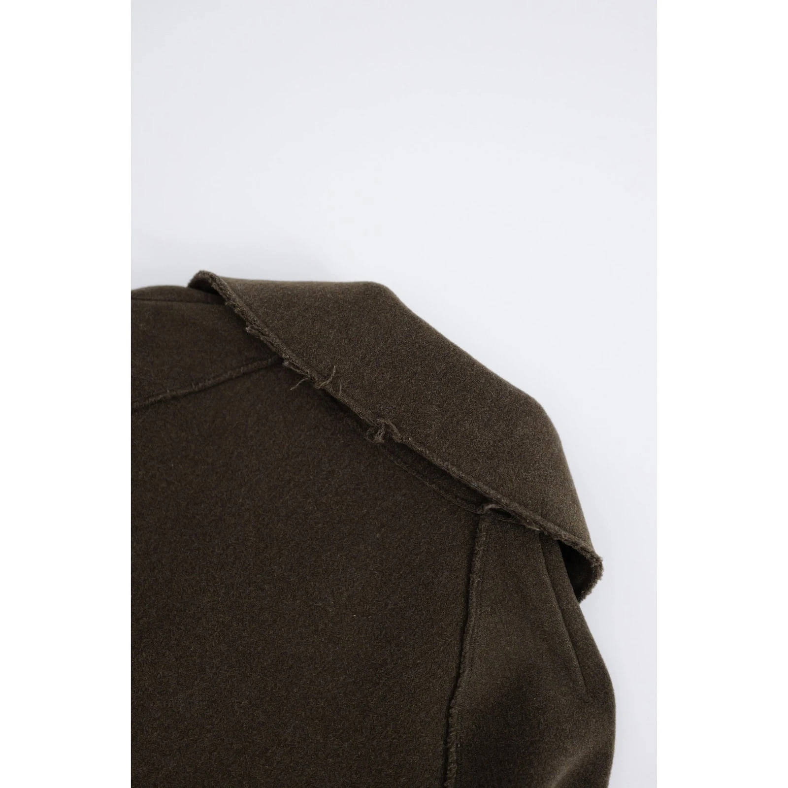 45RPM Manteau en laine Marron vintage, passéist — photo 15