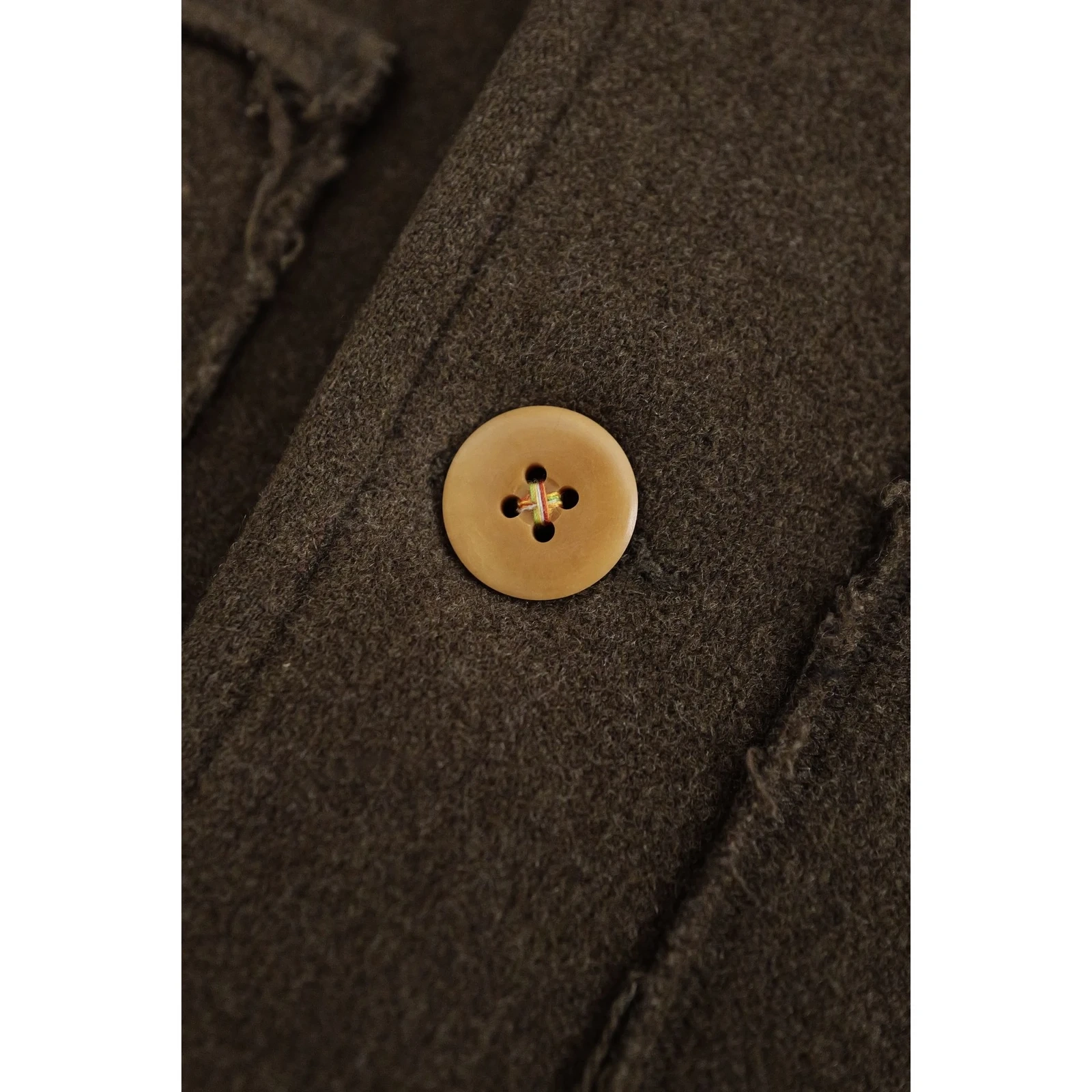 45RPM Manteau en laine Marron vintage, passéist — photo 4