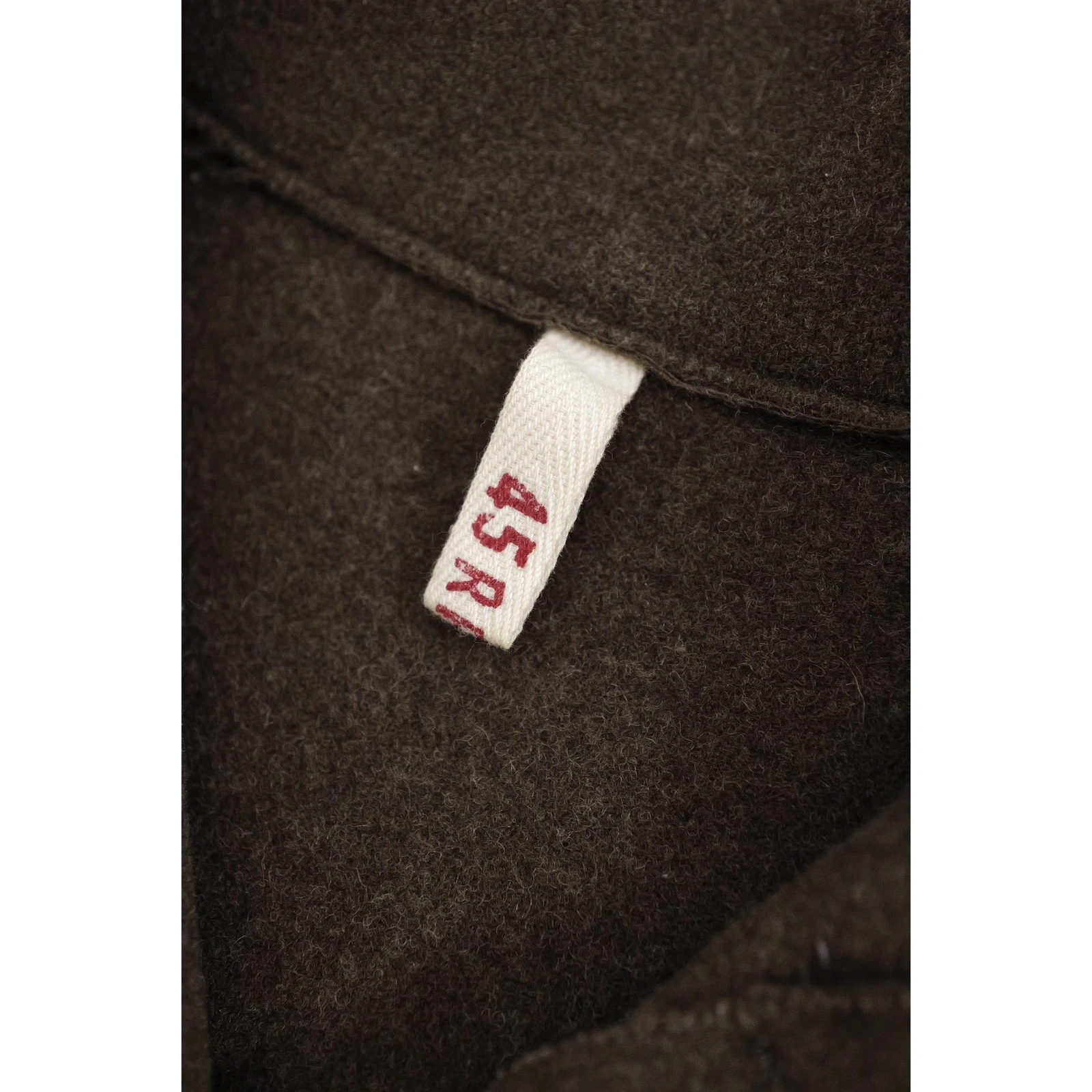 45RPM Manteau en laine Marron vintage, passéist — photo 6