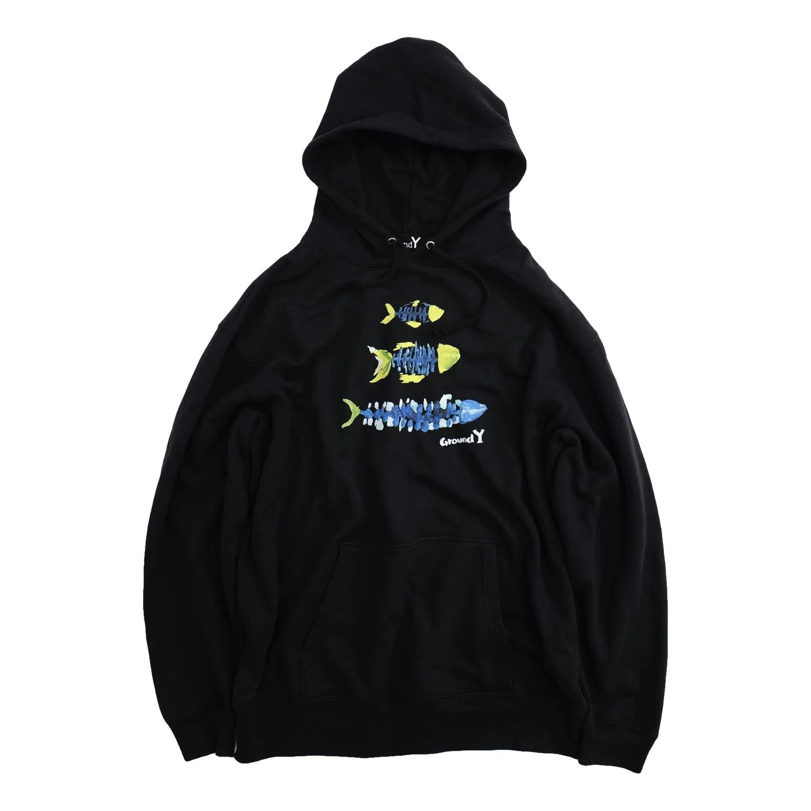 YOHJI YAMAMOTO Sweat Noir vintage, passéist — photo 1