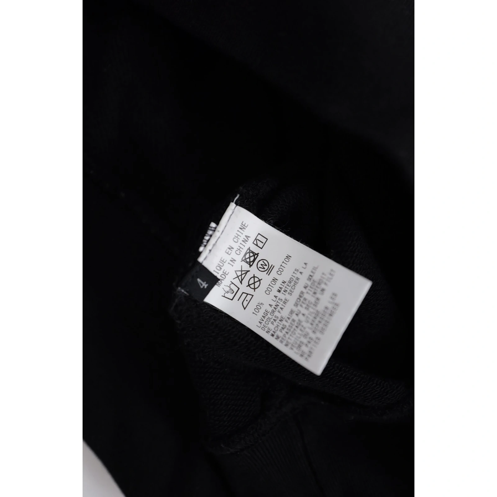 YOHJI YAMAMOTO Sweat Noir vintage, passéist — photo 9