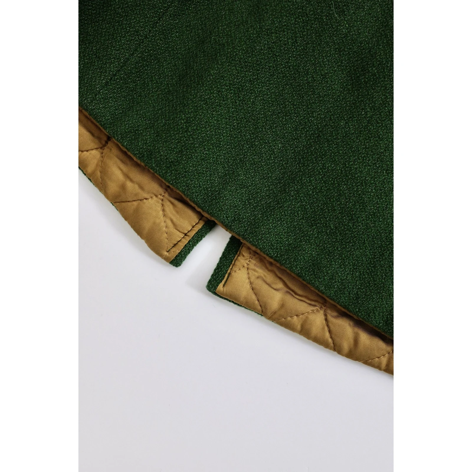 45RPM Blouson en laine Vert vintage, passéist — photo 4