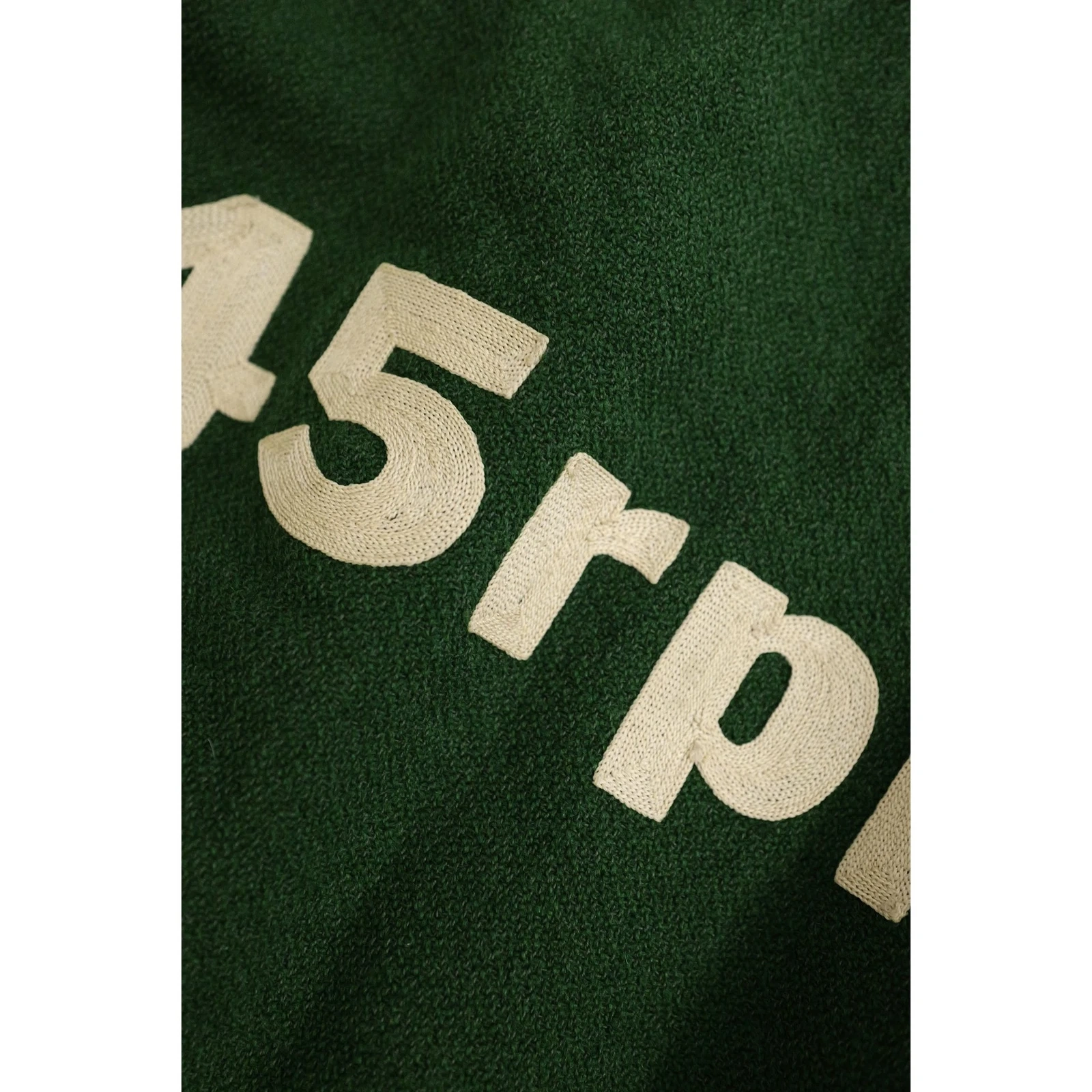 45RPM Blouson en laine Vert vintage, passéist — photo 5