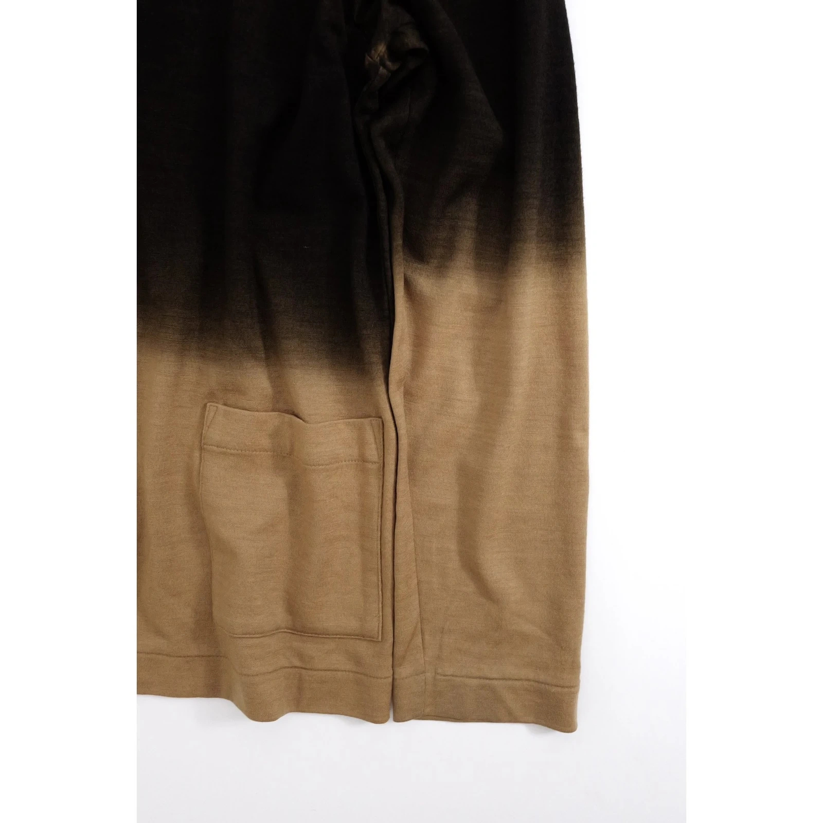 ISSEY MIYAKE Gilet en laine Camel vintage, passéist — photo 3