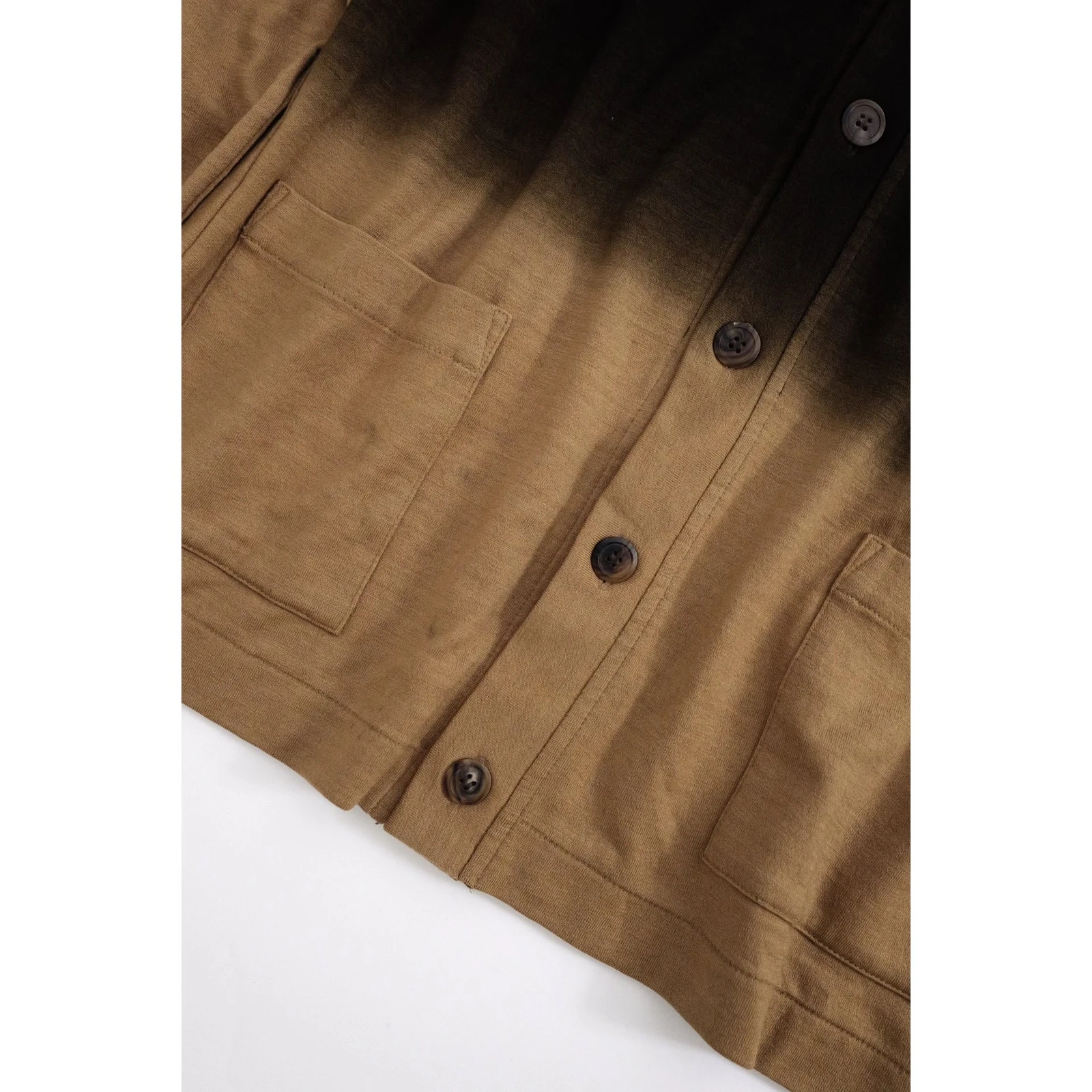ISSEY MIYAKE Gilet en laine Camel vintage, passéist — photo 4