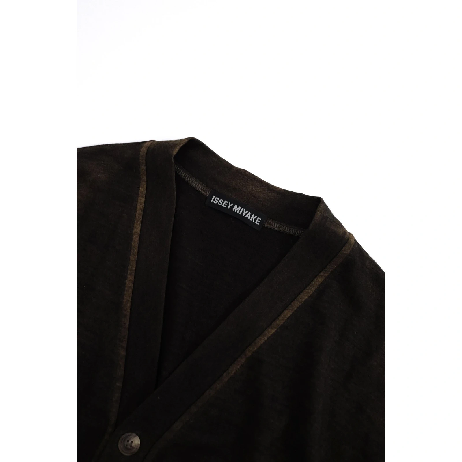 ISSEY MIYAKE Gilet en laine Camel vintage, passéist — photo 6