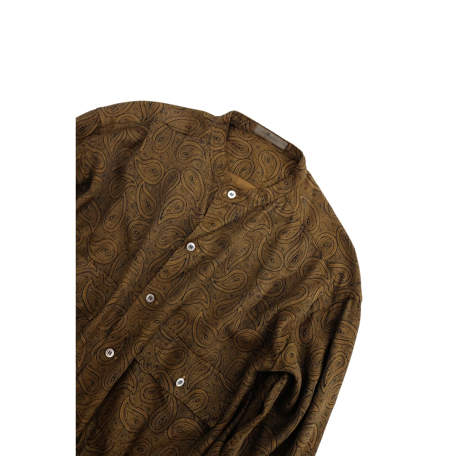 YOHJI YAMAMOTO Chemise Camel vintage, passéist — photo 2