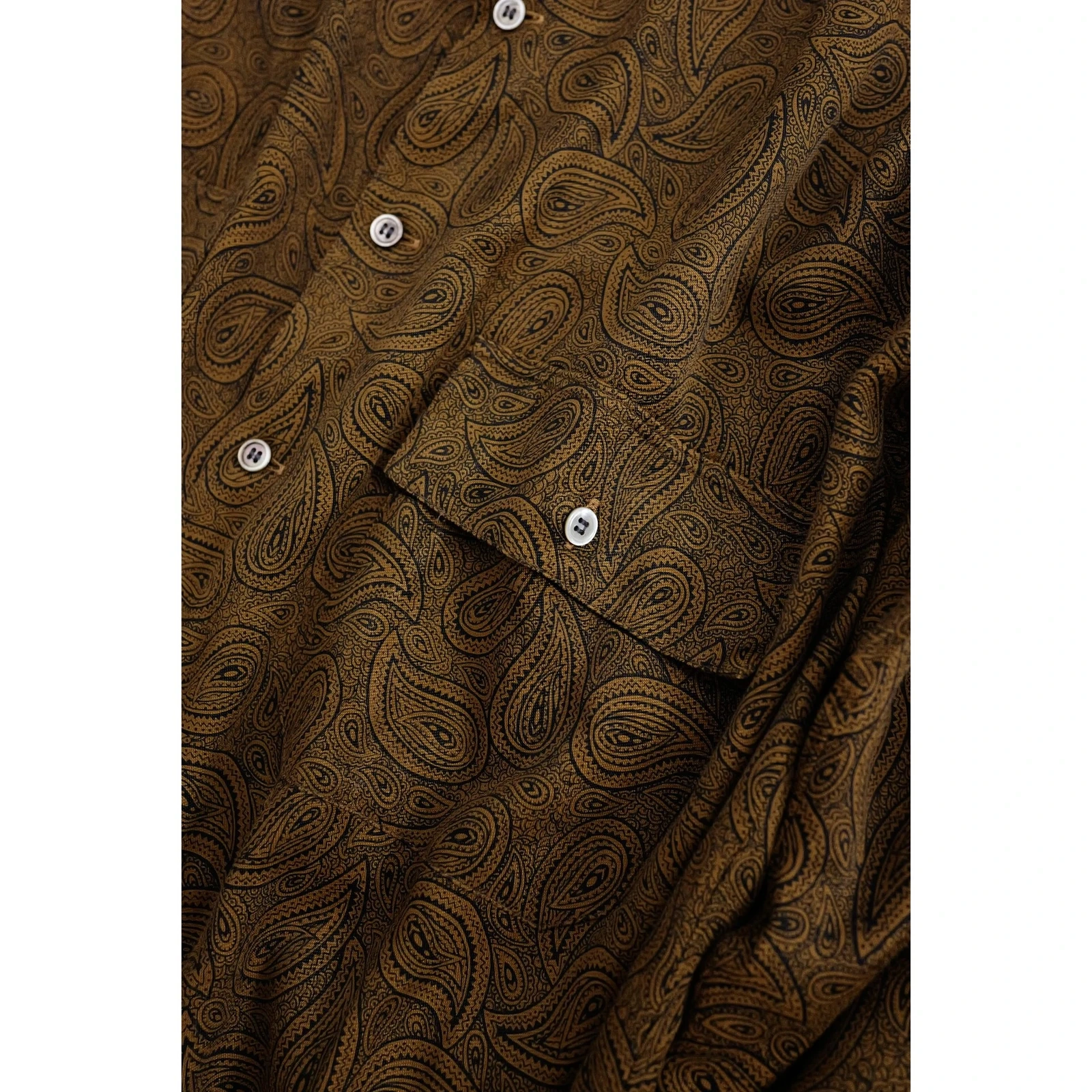 YOHJI YAMAMOTO Chemise Camel vintage, passéist — photo 5