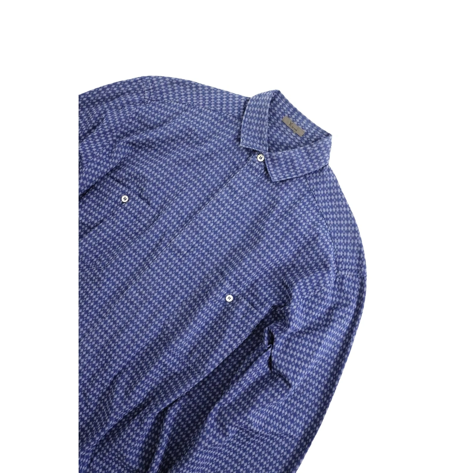 YOHJI YAMAMOTO Chemise Bleu vintage, passéist — photo 2
