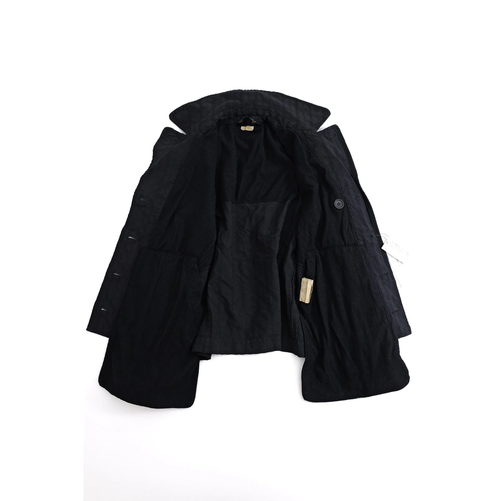 COMME DES GARÇONS Caban Noir vintage, passéist — photo 15