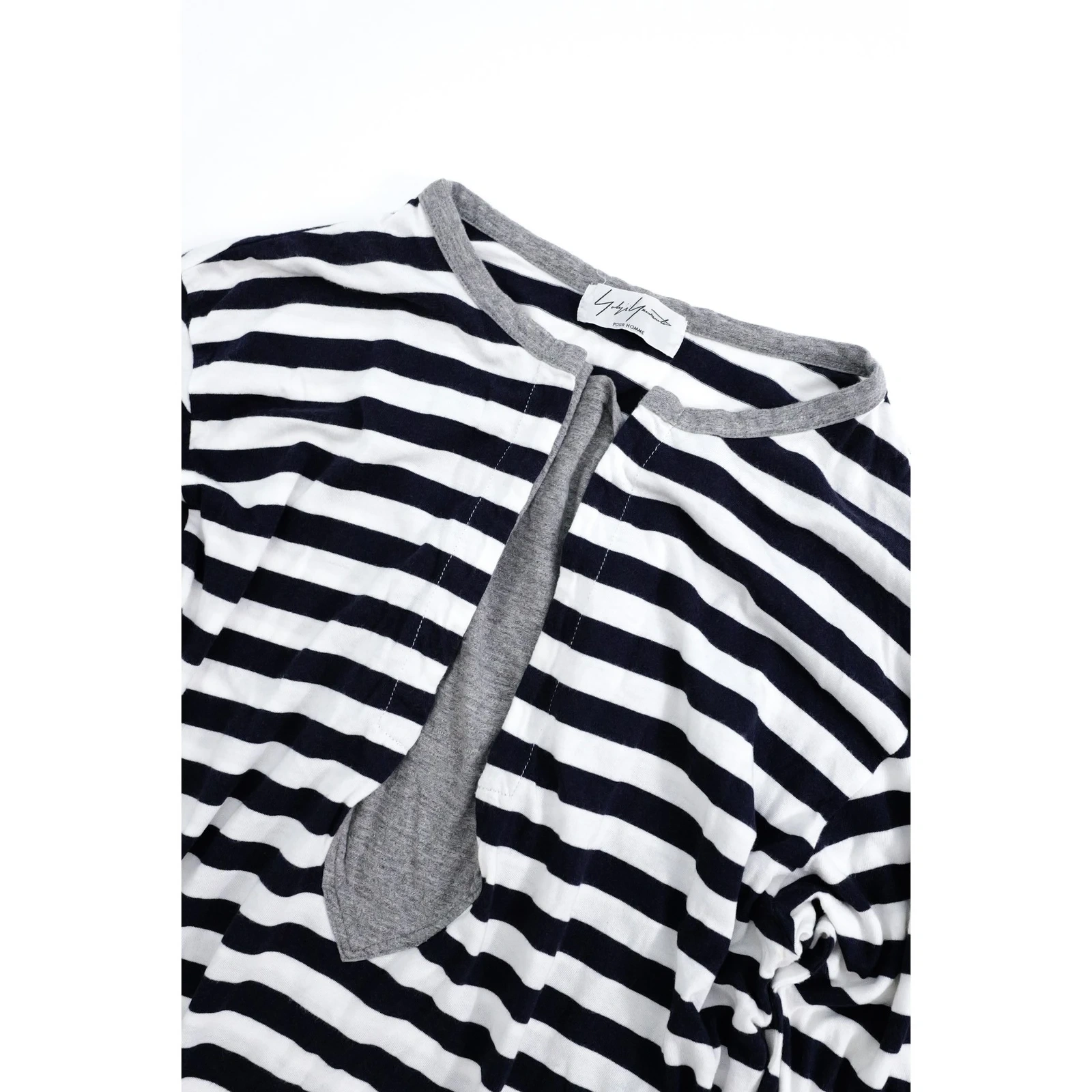 YOHJI YAMAMOTO Tee shirt Marine vintage, passéist — photo 4