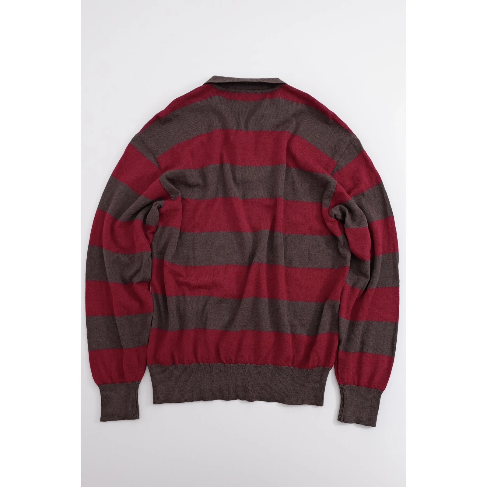 ISSEY MIYAKE Sweat en laine Bordeaux vintage, passéist — photo 12