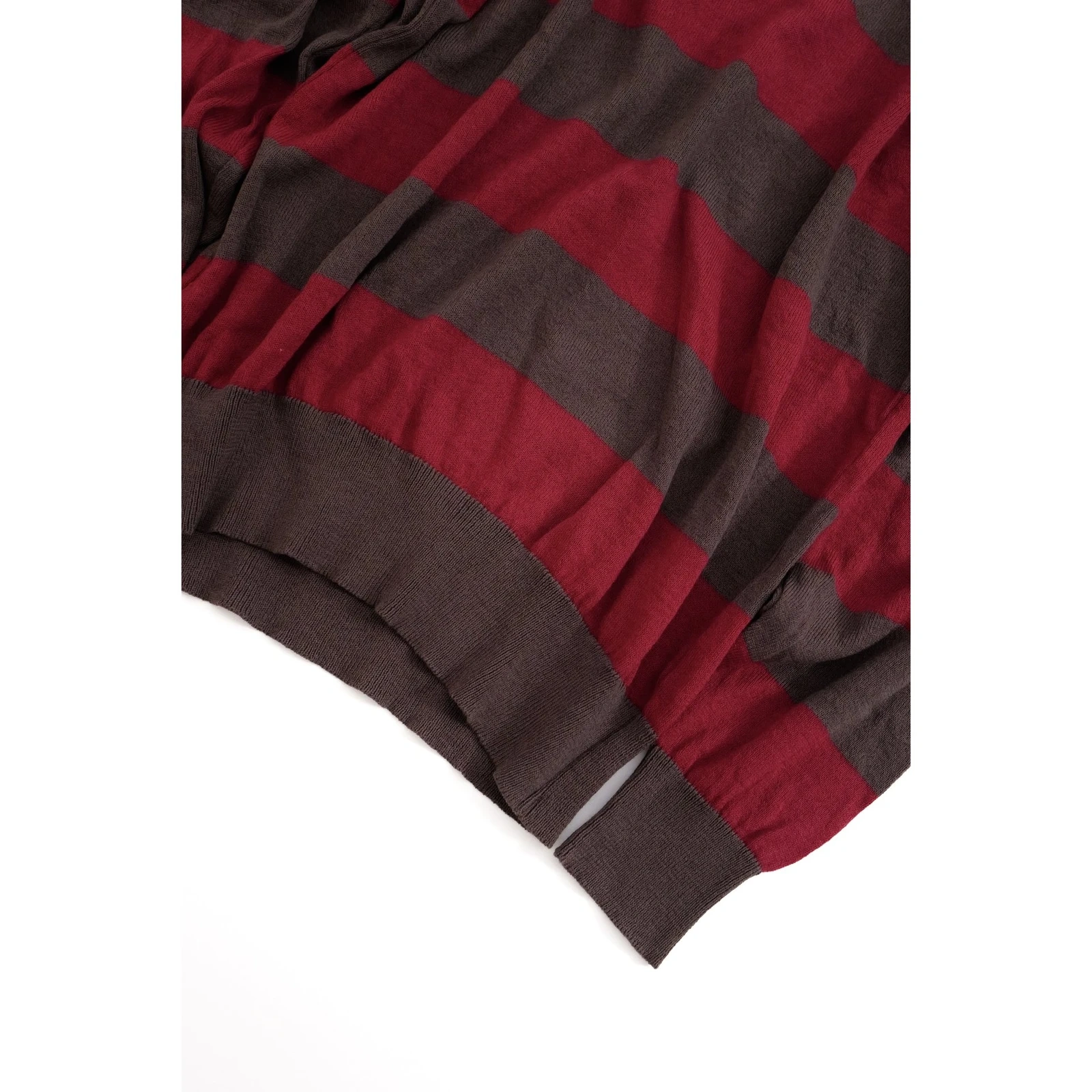 ISSEY MIYAKE Sweat en laine Bordeaux vintage, passéist — photo 3