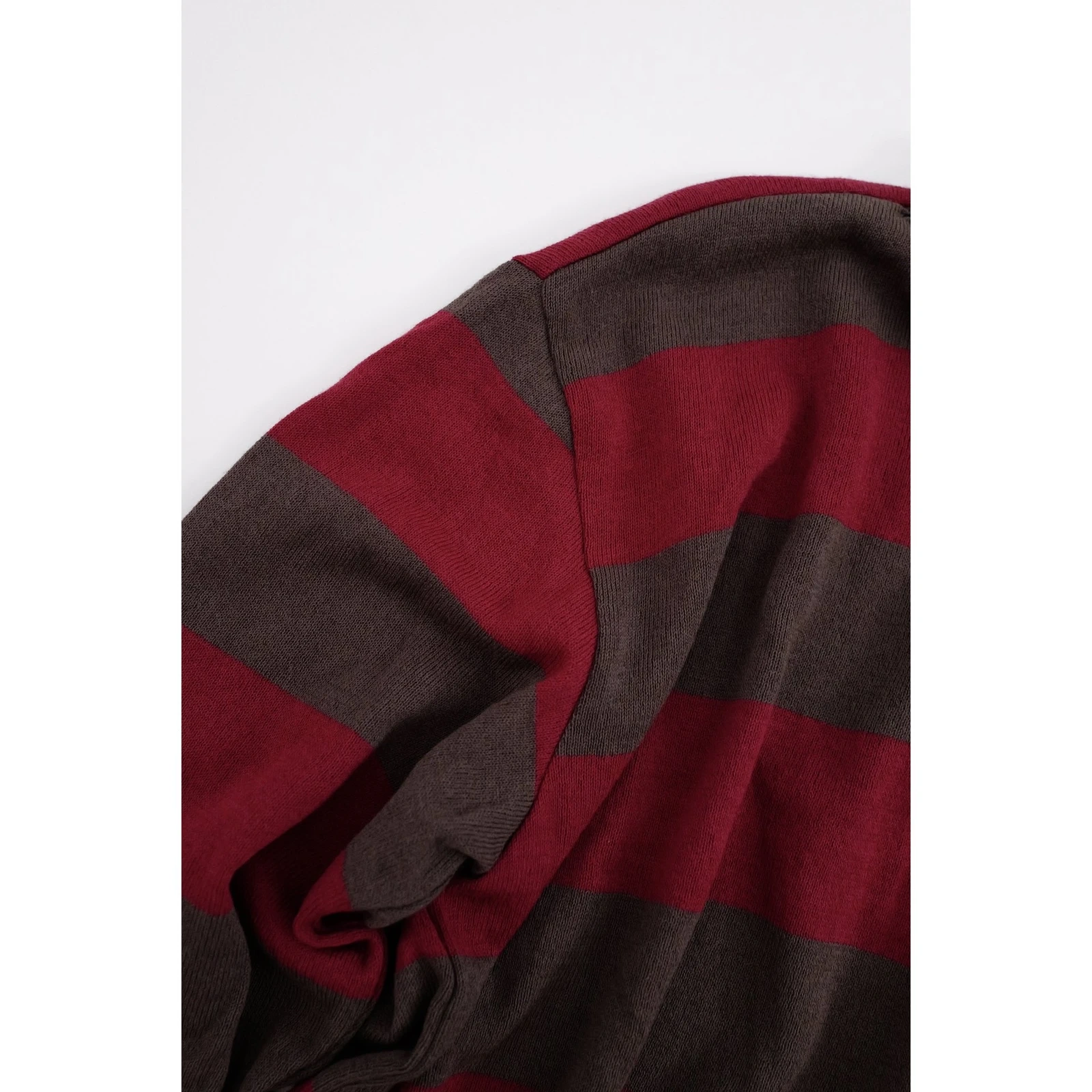 ISSEY MIYAKE Sweat en laine Bordeaux vintage, passéist — photo 5