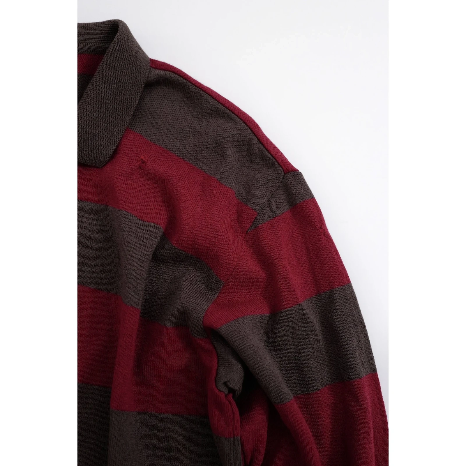 ISSEY MIYAKE Sweat en laine Bordeaux vintage, passéist — photo 6