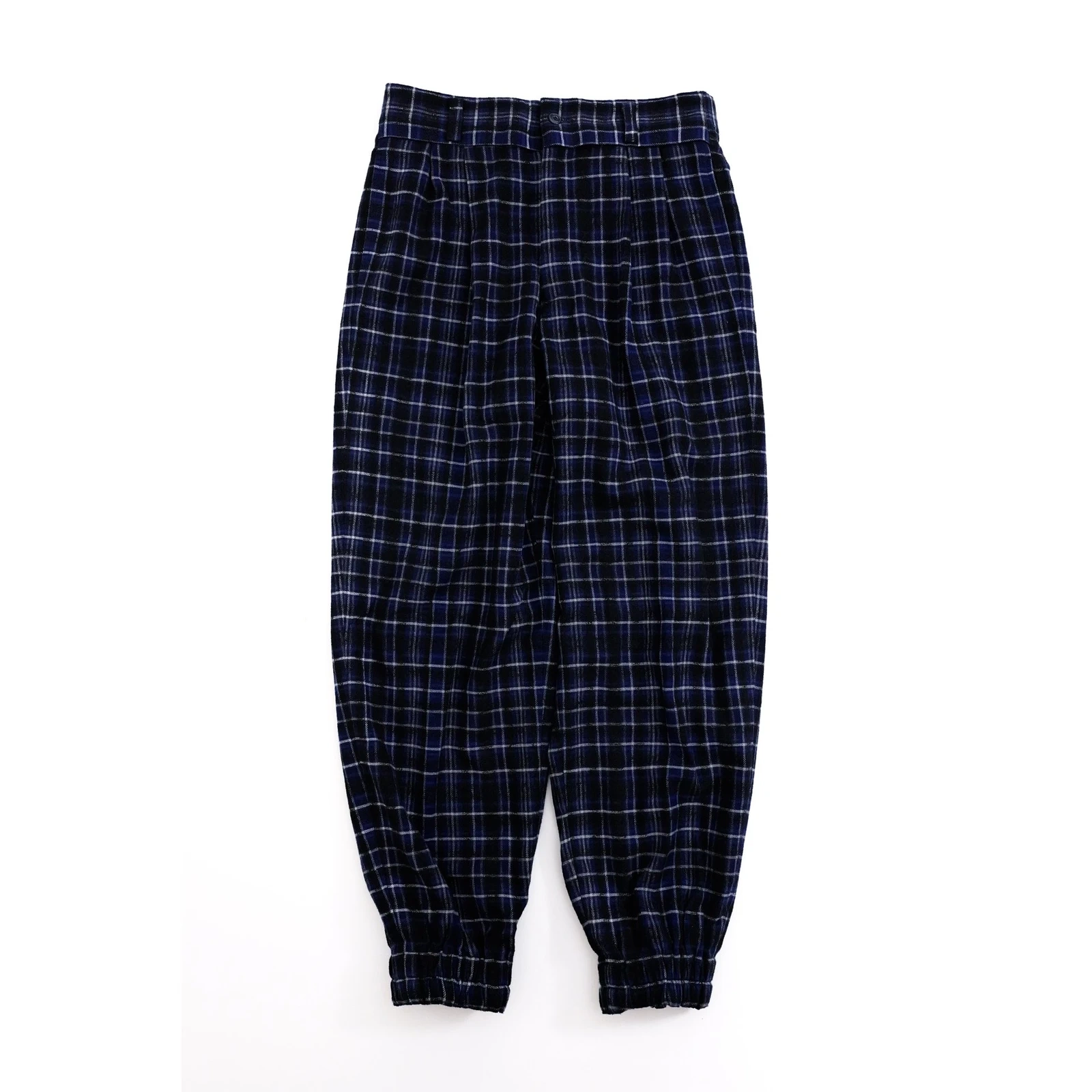 ISSEY MIYAKE Costume en laine Marine vintage, passéist — photo 11