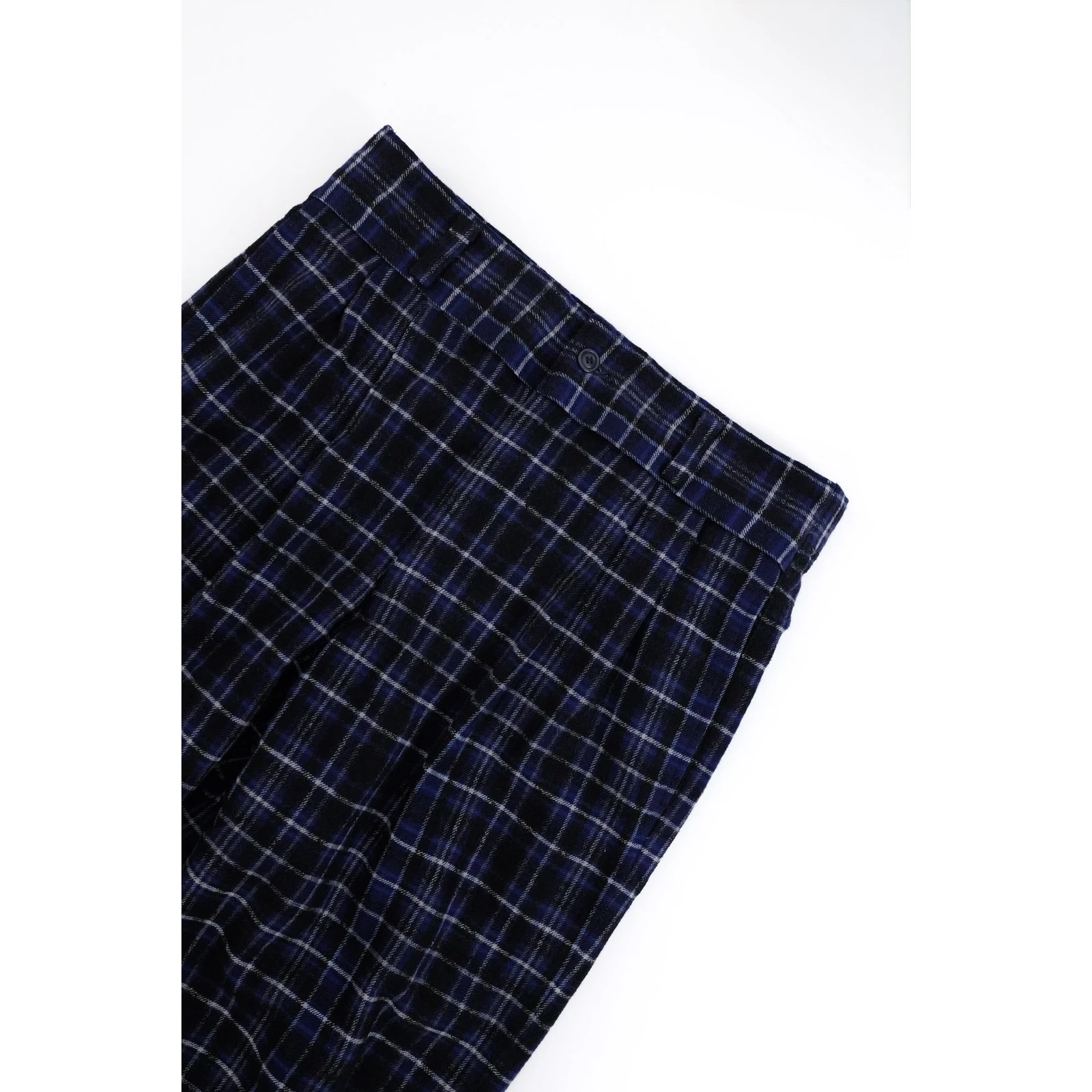 ISSEY MIYAKE Costume en laine Marine vintage, passéist — photo 12