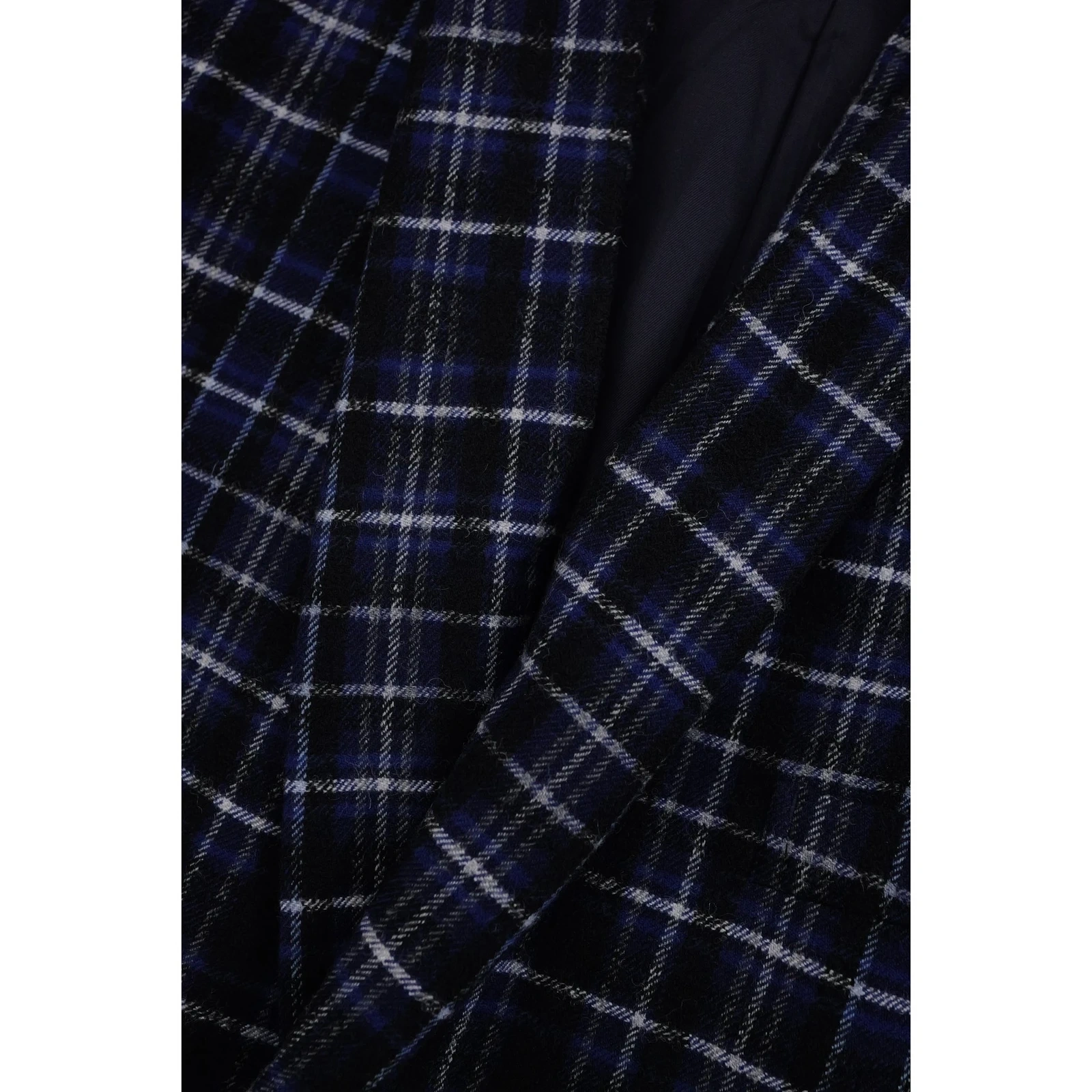 ISSEY MIYAKE Costume en laine Marine vintage, passéist — photo 5