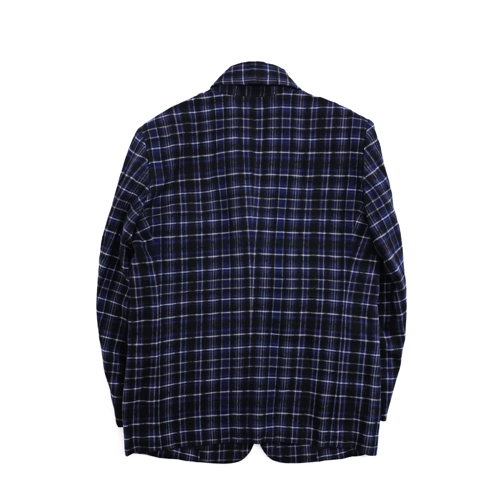 ISSEY MIYAKE Costume en laine Marine vintage, passéist — photo 10