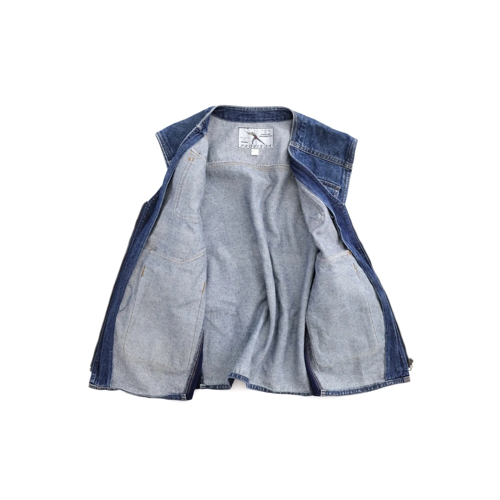KANSAI YAMAMOTO Veste Marine vintage, passéist — photo 12