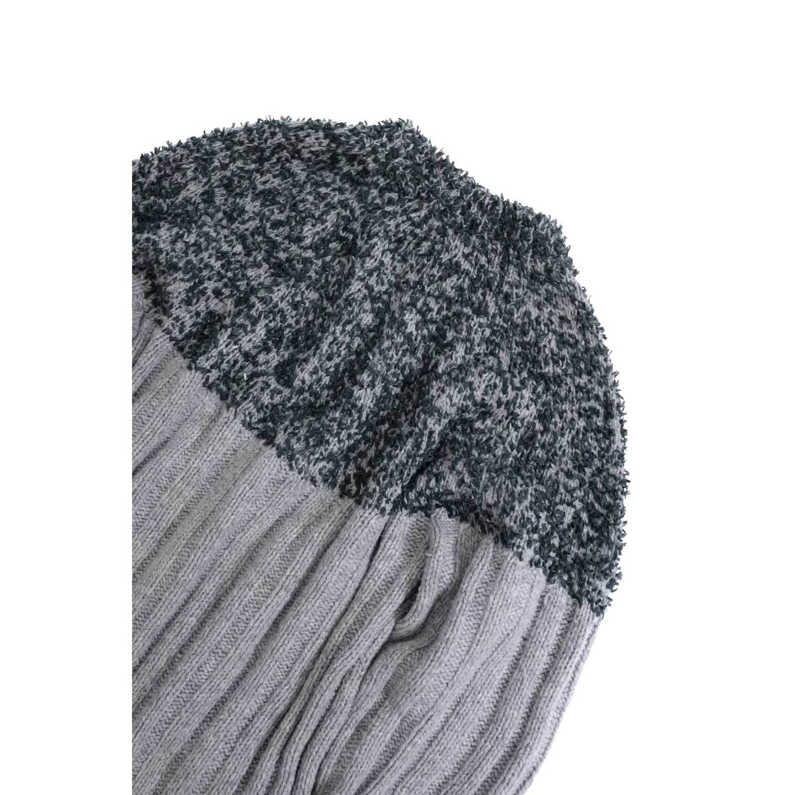 ISSEY MIYAKE Pull en laine Gris vintage, passéist — photo 13