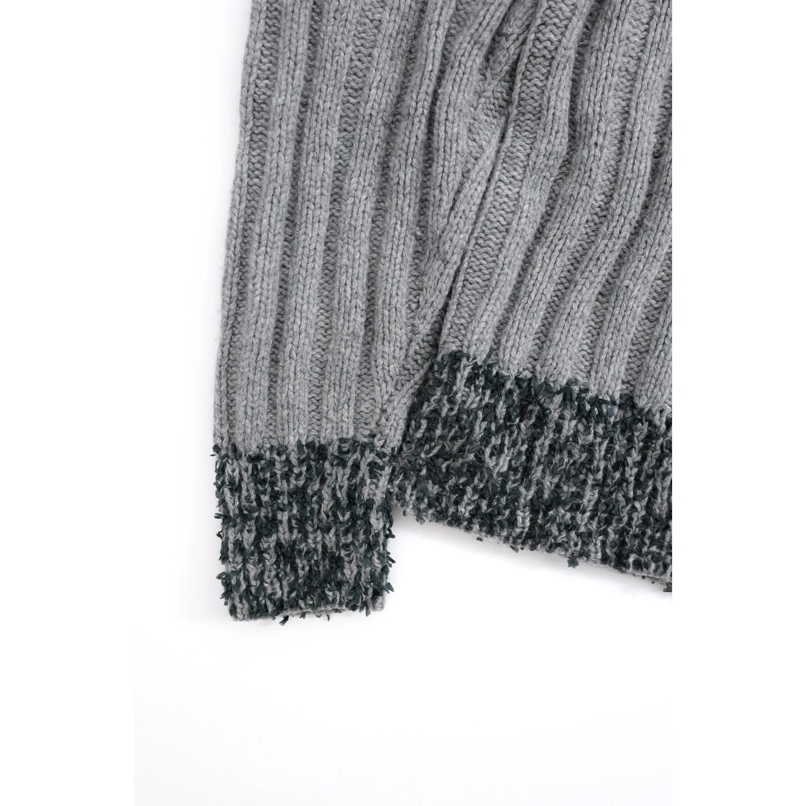 ISSEY MIYAKE Pull en laine Gris vintage, passéist — photo 4