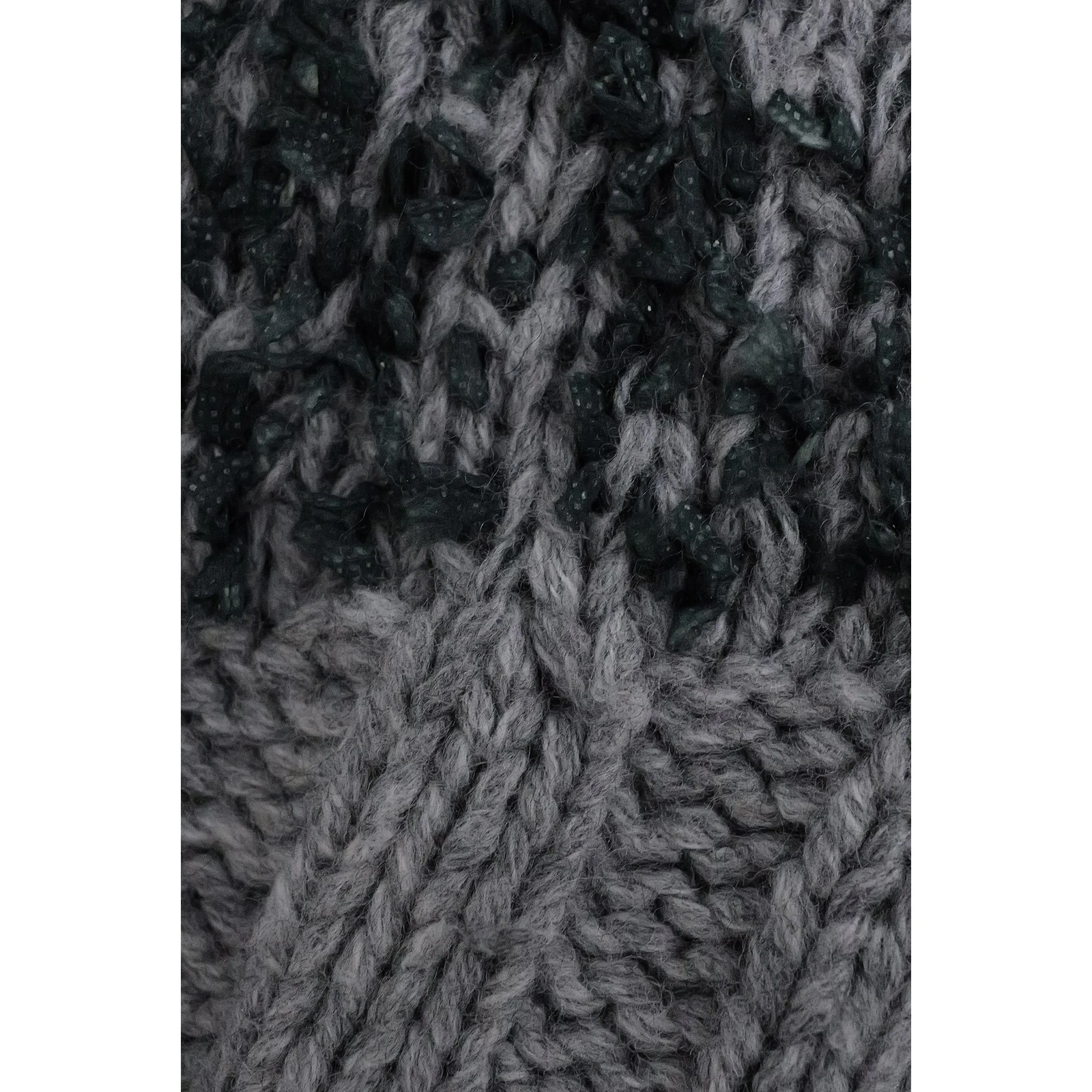 ISSEY MIYAKE Pull en laine Gris vintage, passéist — photo 9