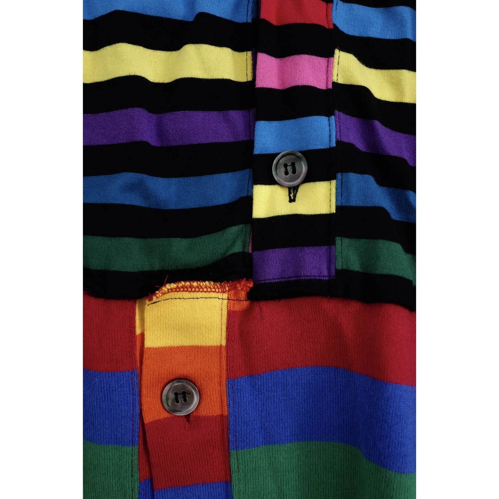 COMME DES GARÇONS Pull Multicolore vintage, passéist — photo 7