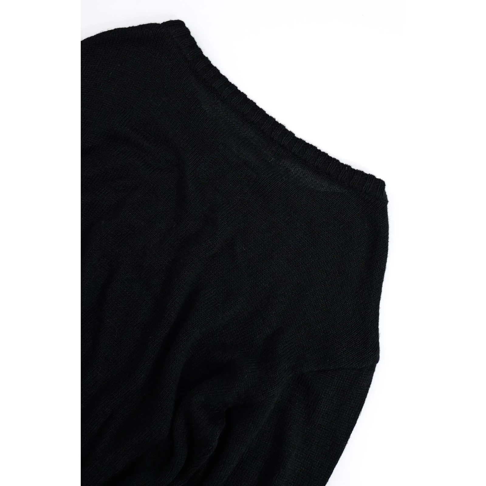 YOHJI YAMAMOTO Gilet long Noir vintage, passéist — photo 12
