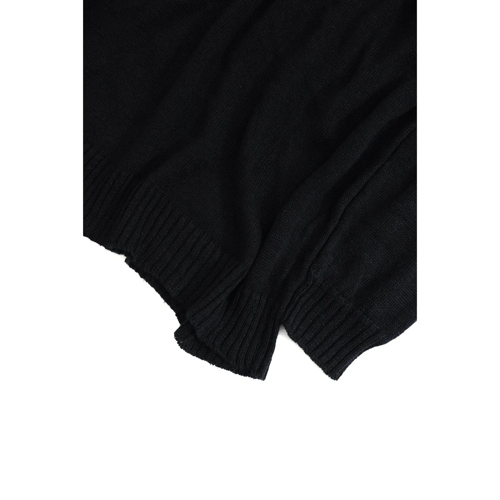 YOHJI YAMAMOTO Gilet long Noir vintage, passéist — photo 13