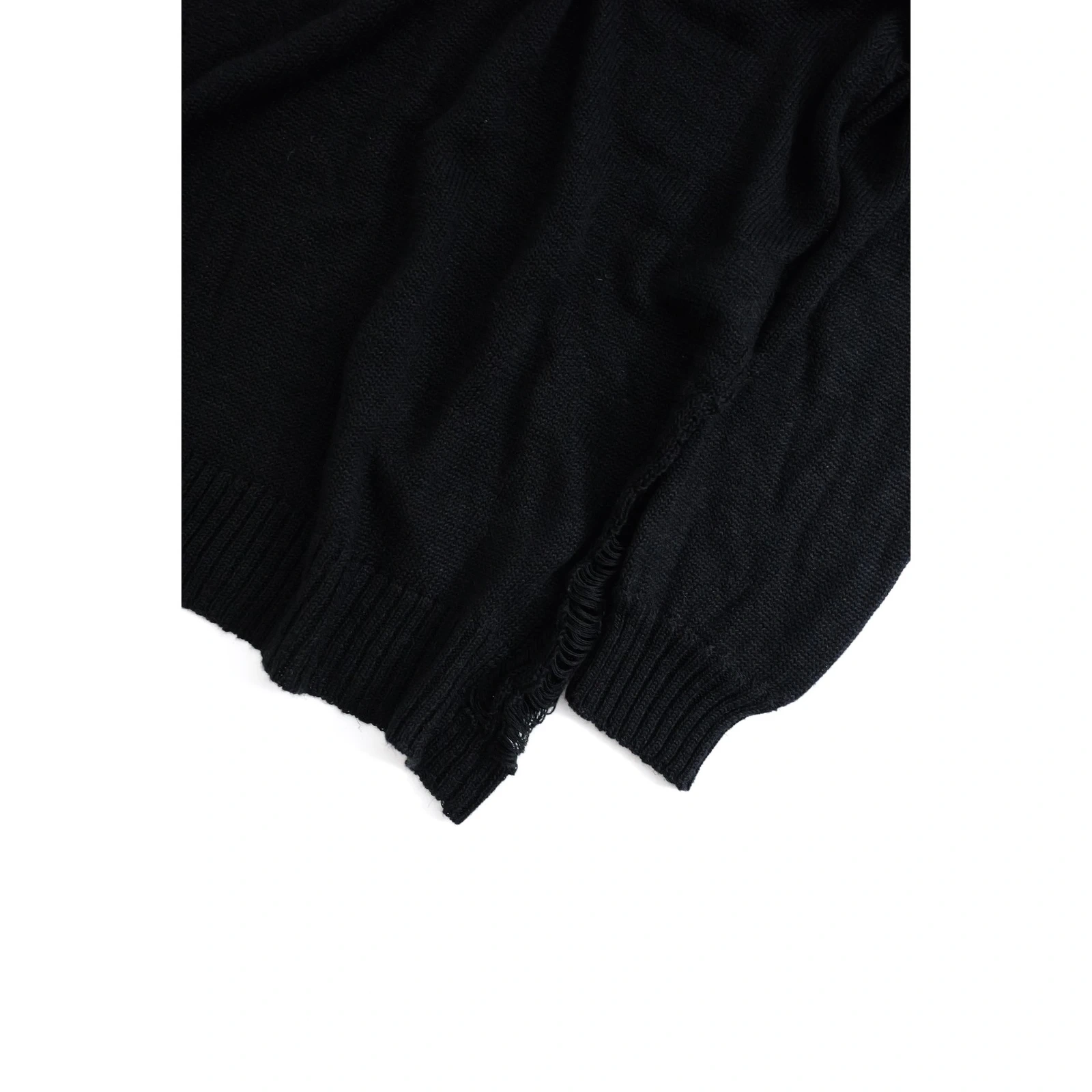 YOHJI YAMAMOTO Gilet long Noir vintage, passéist — photo 3